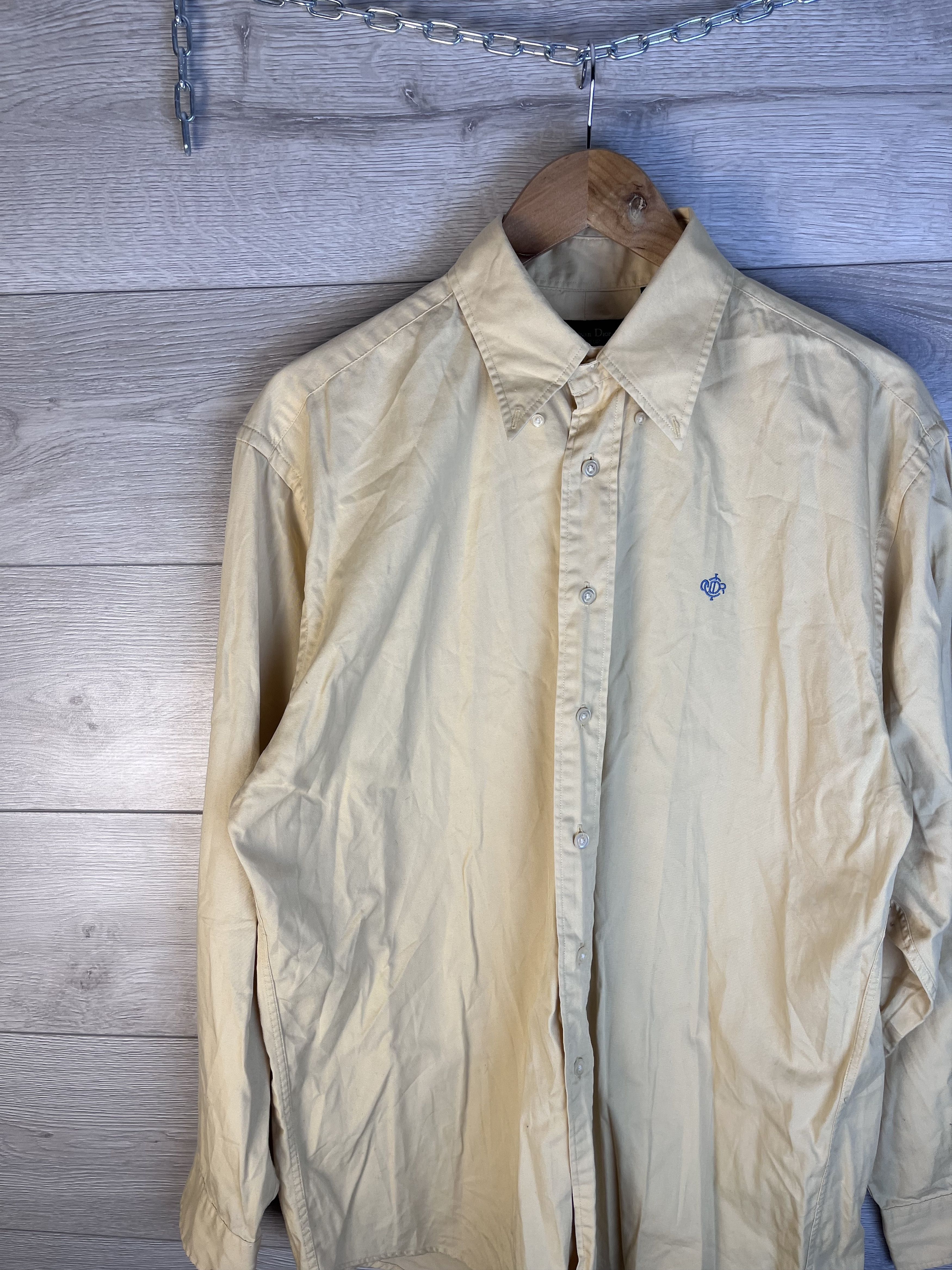 Other Vintage Button Down Shirt Christian Dior Monsievr size L Size US L / EU 52-54 / 3 - 5 Thumbnail