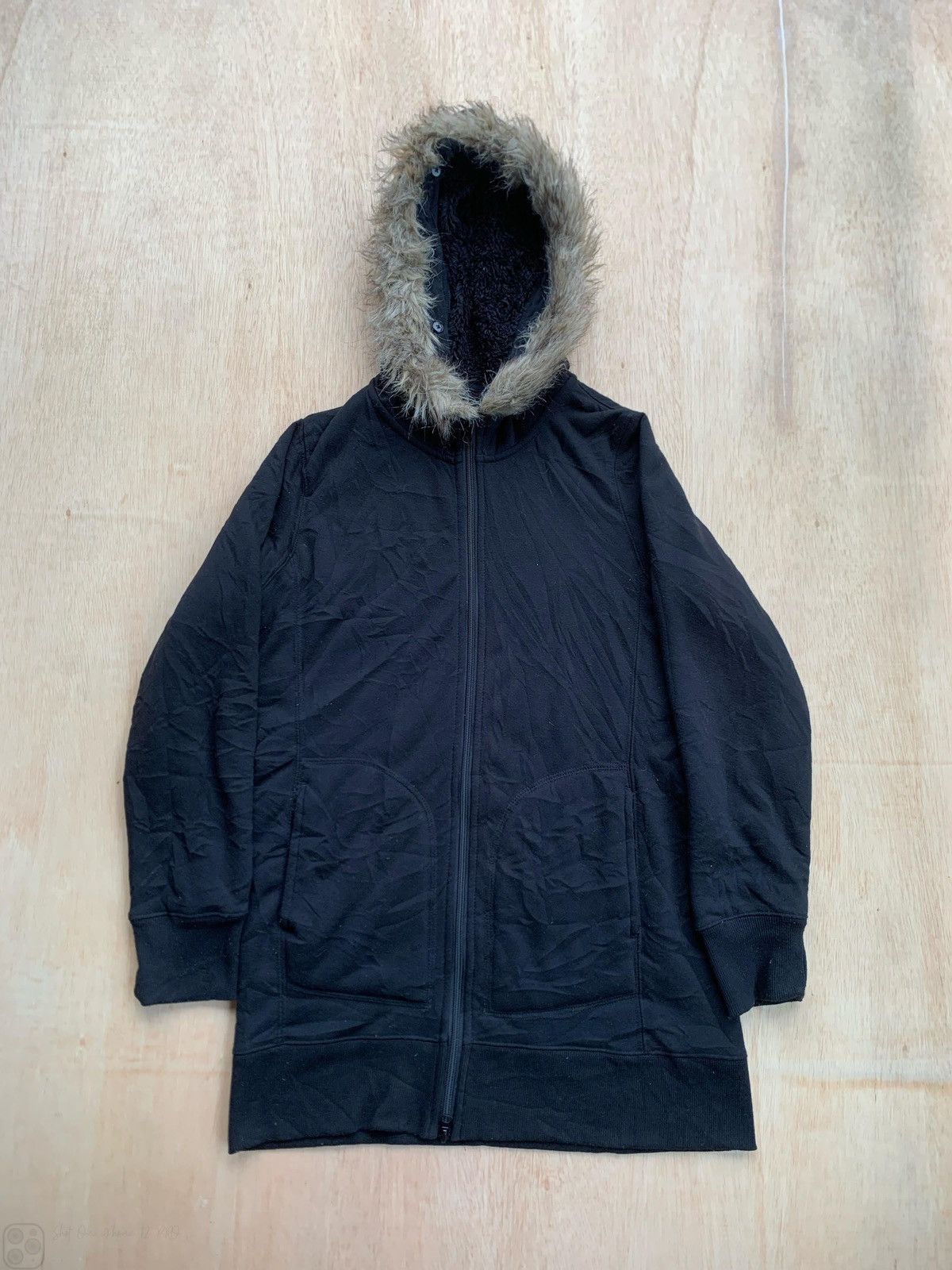 If Six Was Nine × Japanese Brand × Le Grande Bleu (L.G.B.) Fur Hoodie Ifsixwasnine Lgb Style Size US M / EU 48-50 / 2 - 1 Thumbnail