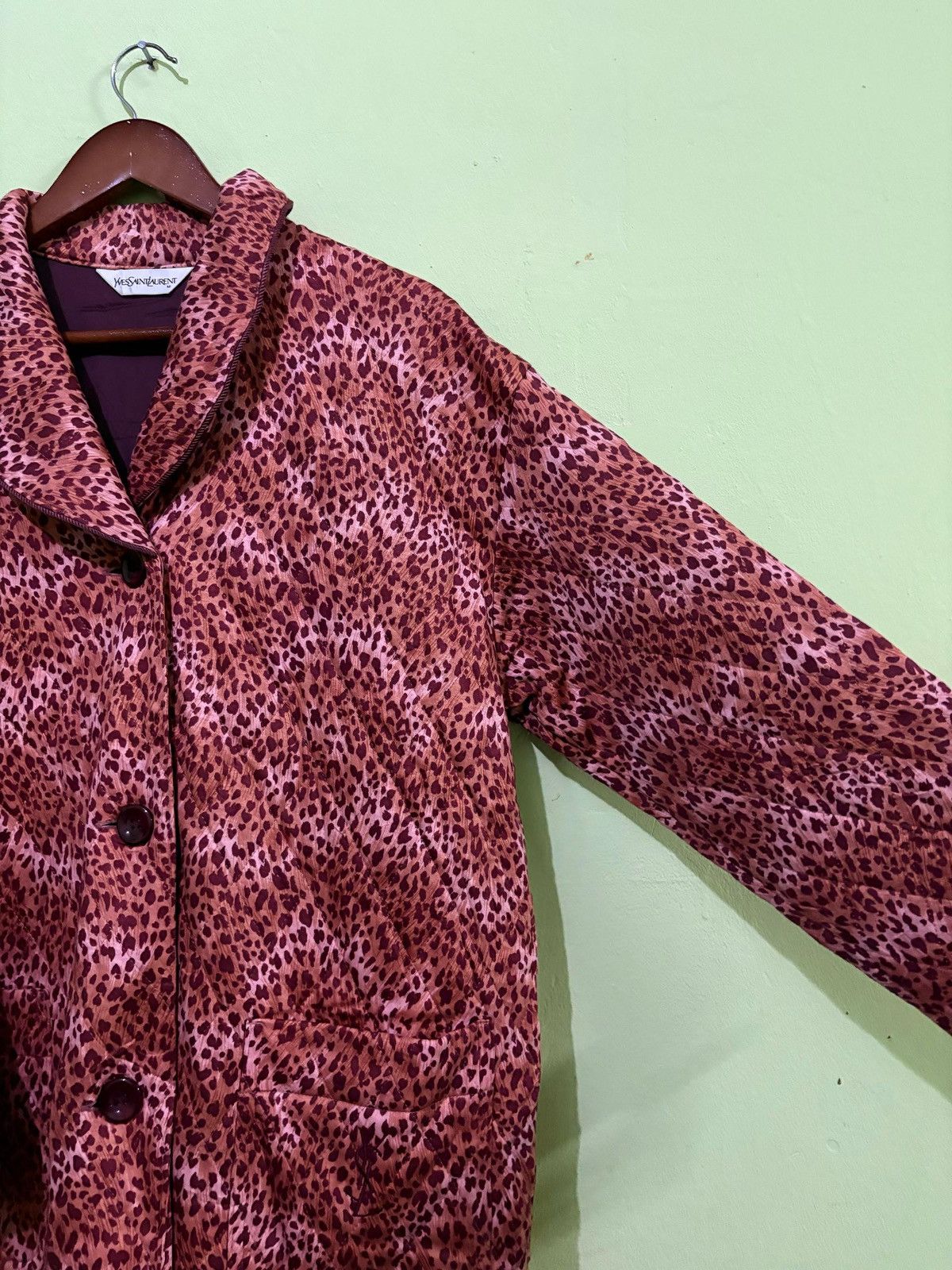 Yves Saint Laurent Yves Saint Laurent Long Jacket Design Leopard Design Size US M / EU 48-50 / 2 - 3 Thumbnail