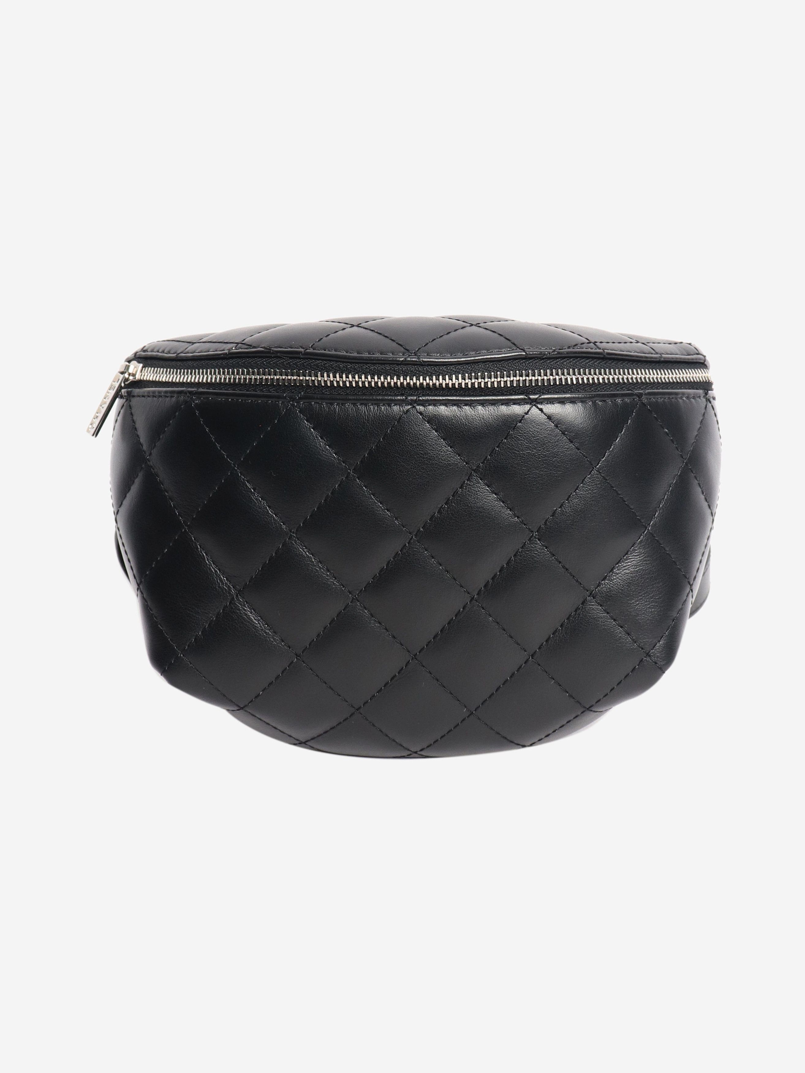 Chanel Black 2022 diamond-quilted belt bag Size ONE SIZE - 1 Thumbnail