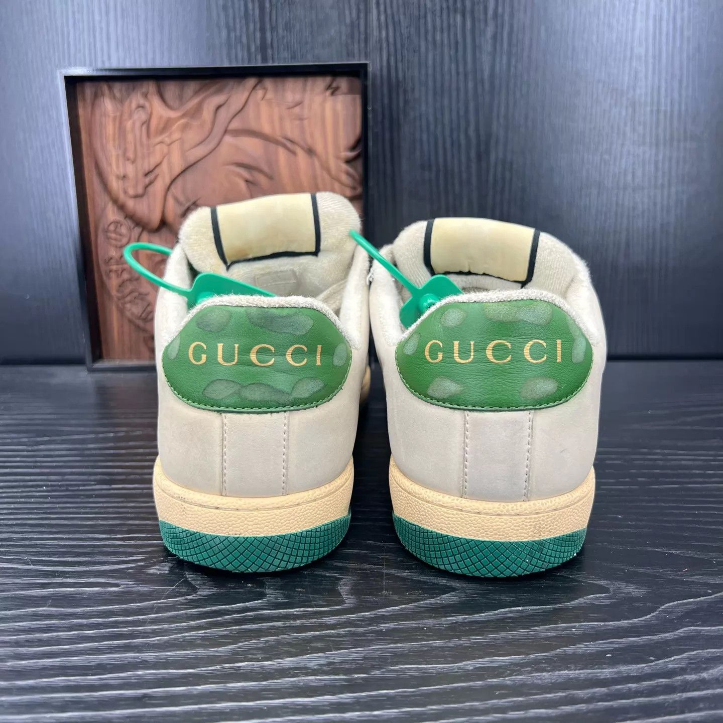 Gucci Gucci Gray Green Distressed Sneaker US 8.5 Like New Size US 8.5 / EU 41-42 - 7 Thumbnail