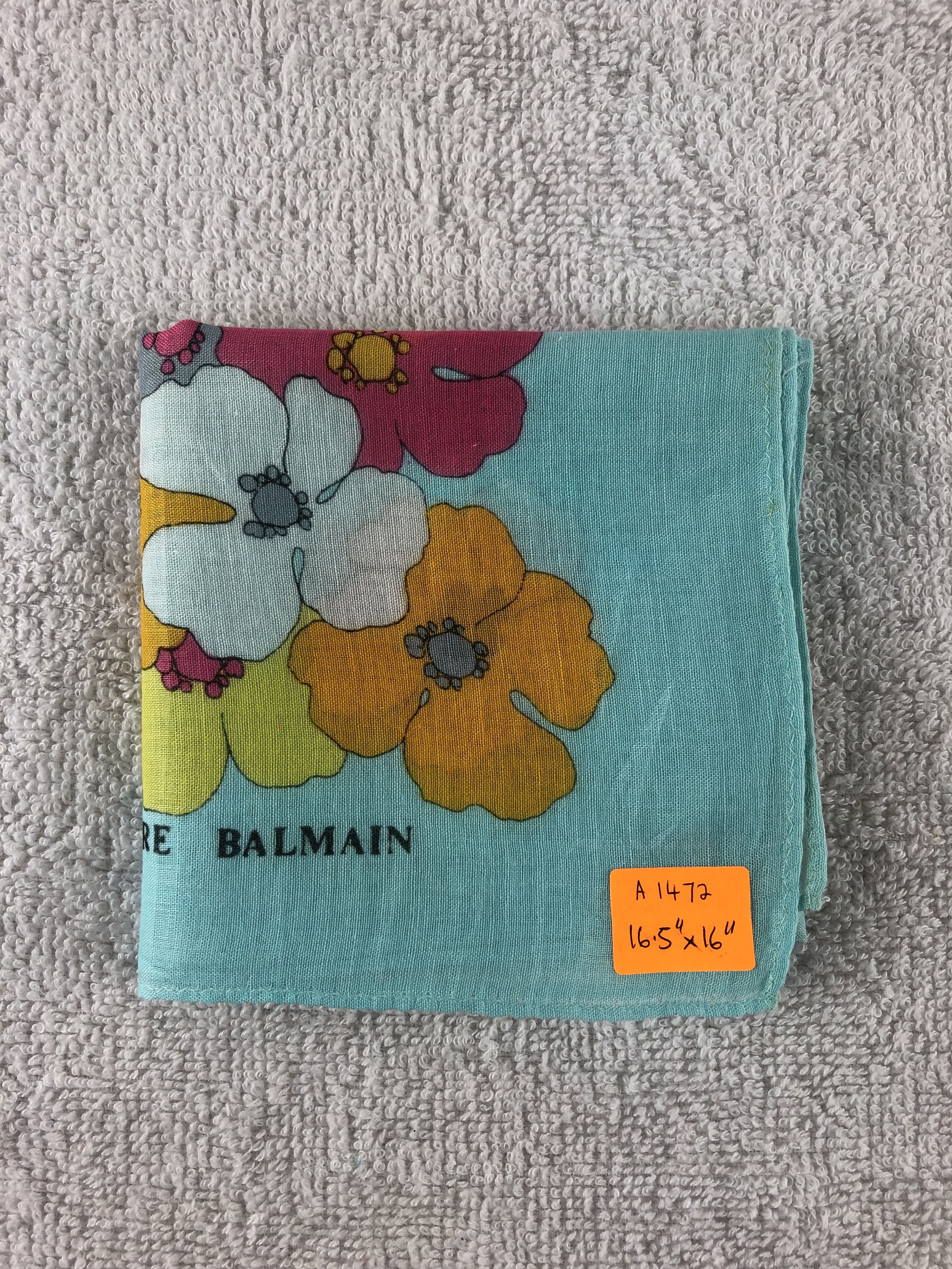 Pierre Balmain × Vintage Pierre Balmain Handkerchief / Bandana / Neckerchief Size ONE SIZE - 6 Thumbnail