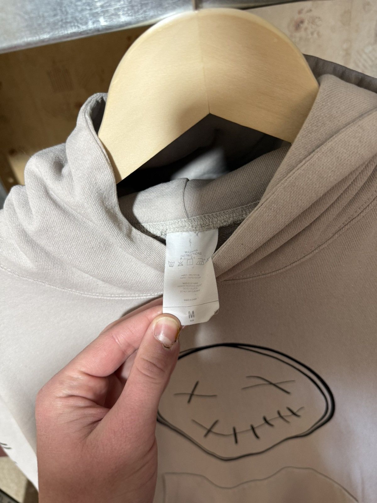 Kanye West × Rap Tees Rare Travis Scott Dead Smiley Face Rap Hoodie Y2K Hype Size US M / EU 48-50 / 2 - 8 Thumbnail