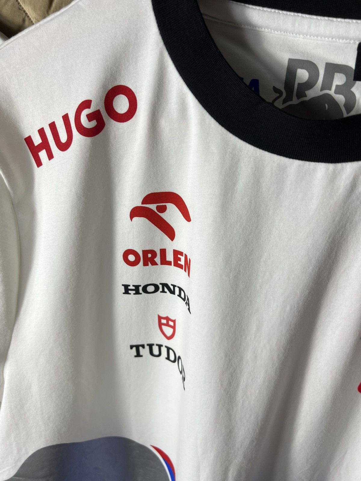 Hugo HUGO Visa Cash App RB Formula One F1 Team Shirt White Blue Size US L / EU 52-54 / 3 - 12 Thumbnail
