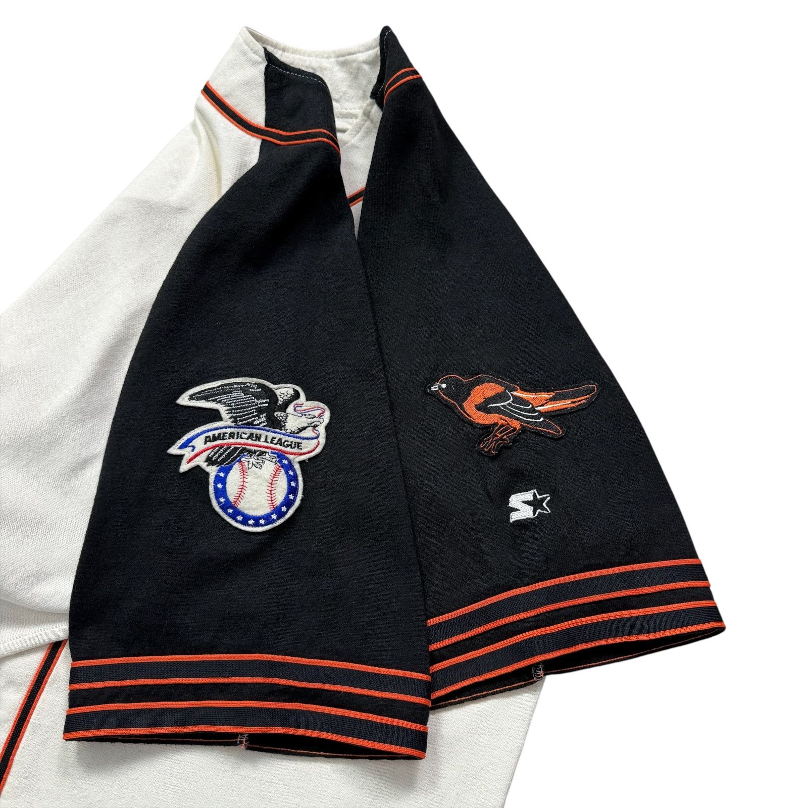 MLB VTG 90s BALTIMORE ORIOLES STARTER SCRIPT LOGO JERSEY Size US L / EU 52-54 / 3 - 3 Thumbnail