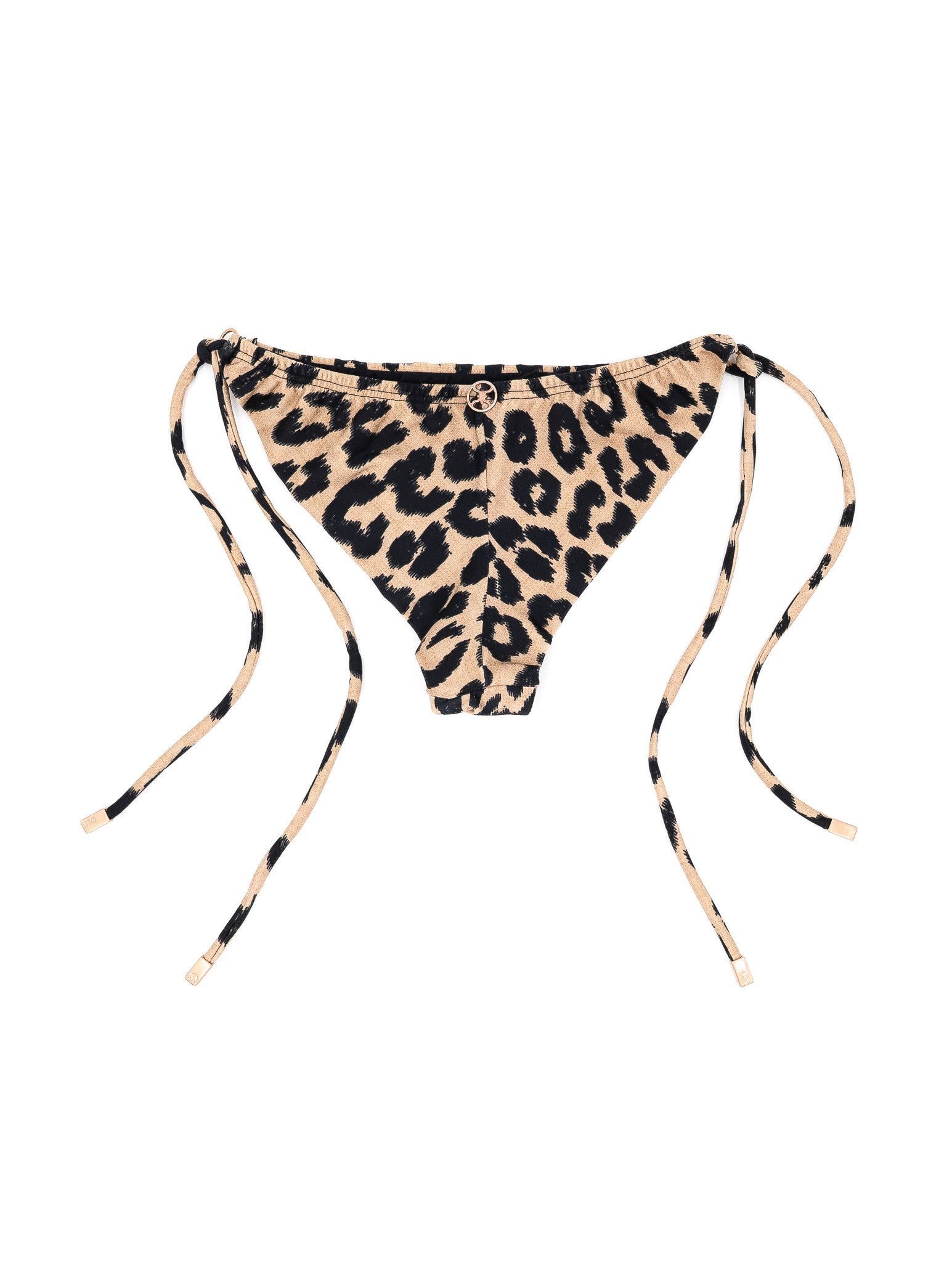 Vintage Leopard Print Bikini 2 Piece Set Size Small Summer Swimsuit Size S / US 4 / IT 40 - 4 Thumbnail