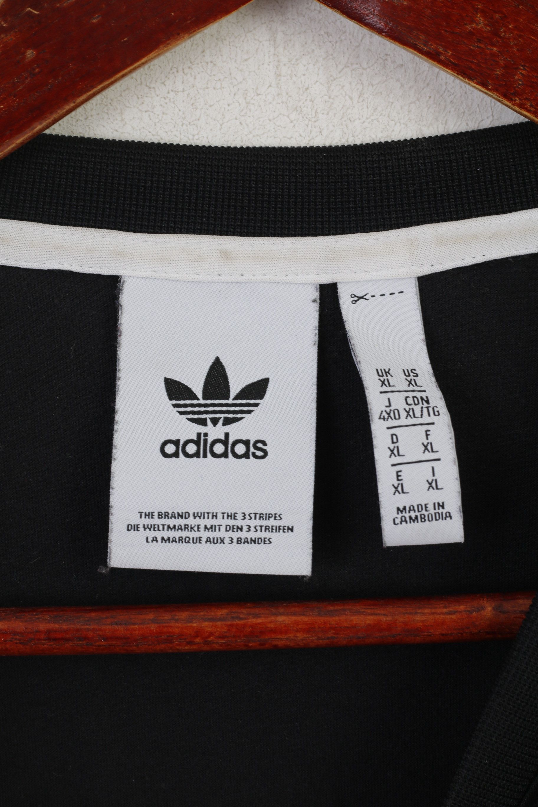Adidas Adidas Men XL Shirt Black Shiny Inserts 5590 Size US XL / EU 56 / 4 - 5 Thumbnail