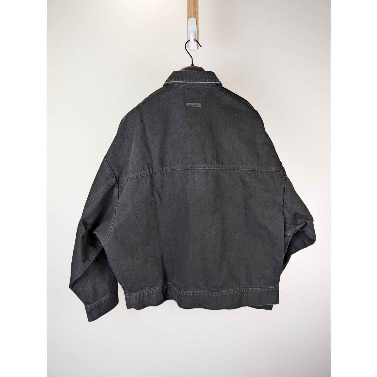 Fear of God o1rshd1 Canvas Utility Trucker Denim Jacket in Black Size US XL / EU 56 / 4 - 10 Thumbnail