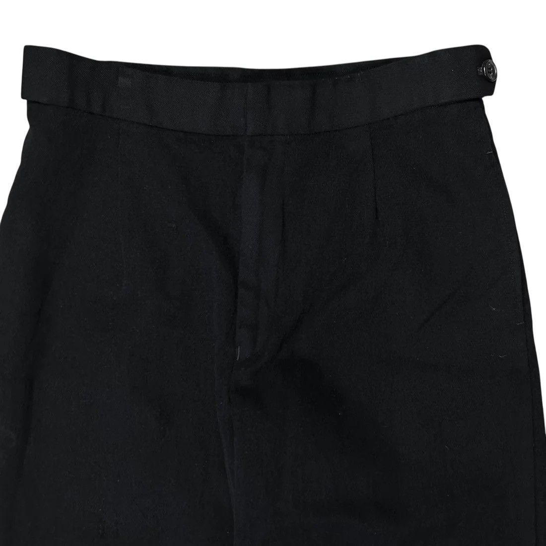 Comme des Garcons Comme des Garcons Tricot Cropped Waist Tab Wool Trousers Size US 31 - 4 Thumbnail