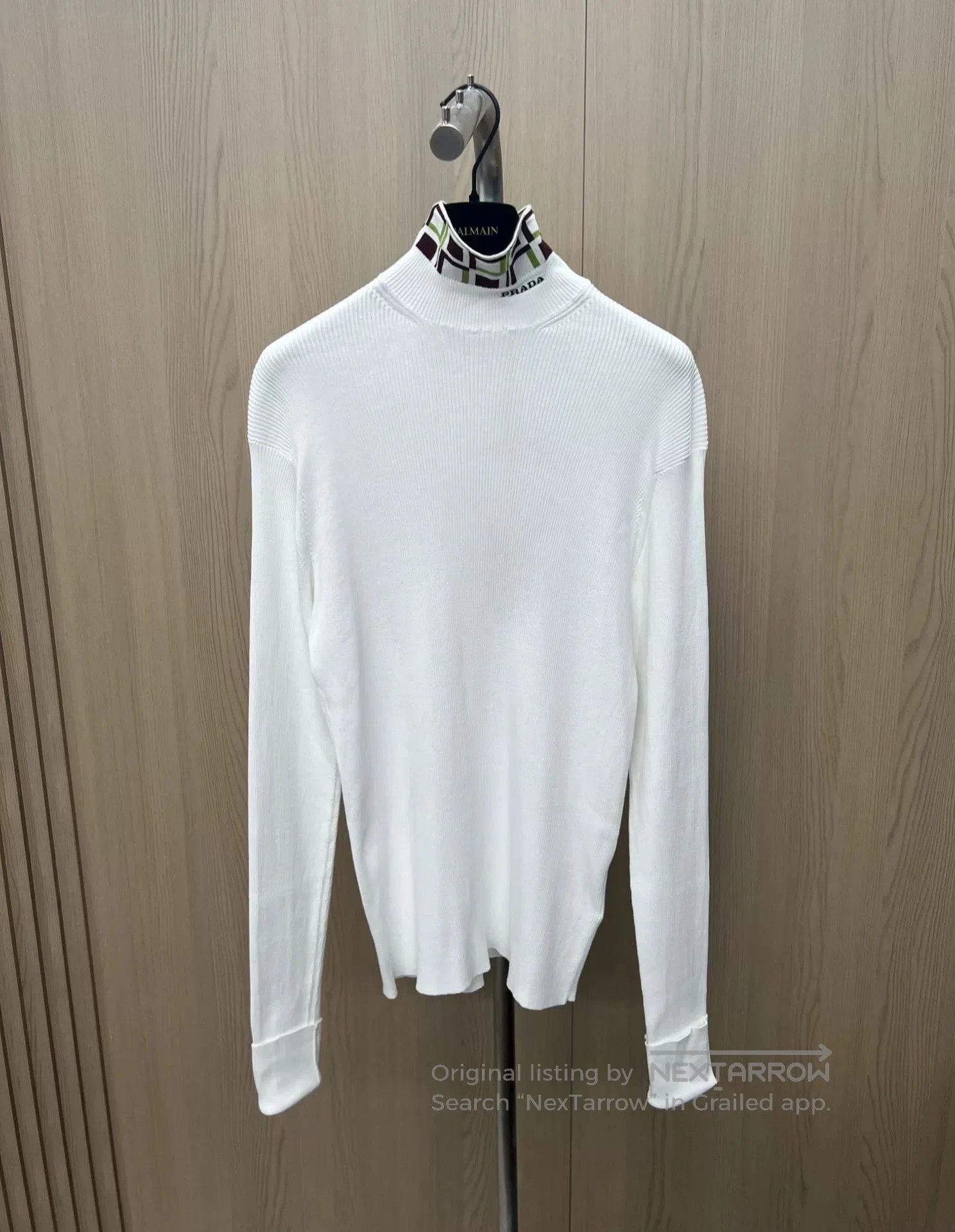 Prada Prada 23ss High Neck Knit Top. Size US M / EU 48-50 / 2 - 1 Thumbnail
