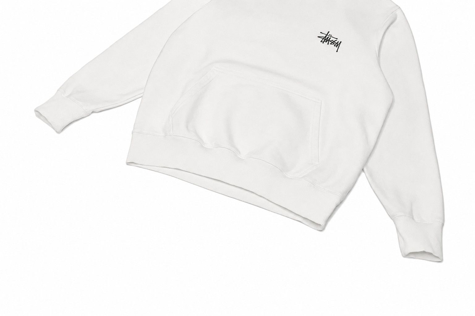 Stussy Stussy Basic Hoodie Pigment Dyed Pullover Unisex White Size US XS / EU 42 / 0 - 7 Thumbnail