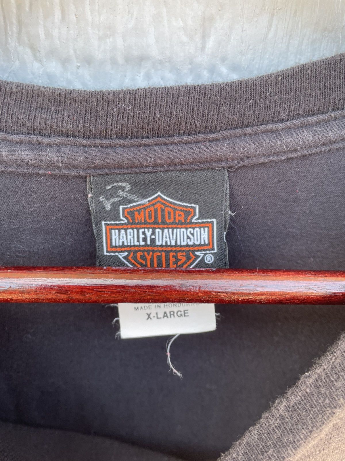 Harley Davidson Vintage 2000s Harley Davidson thunder black xl t-shirt Size US XL / EU 56 / 4 - 4 Thumbnail