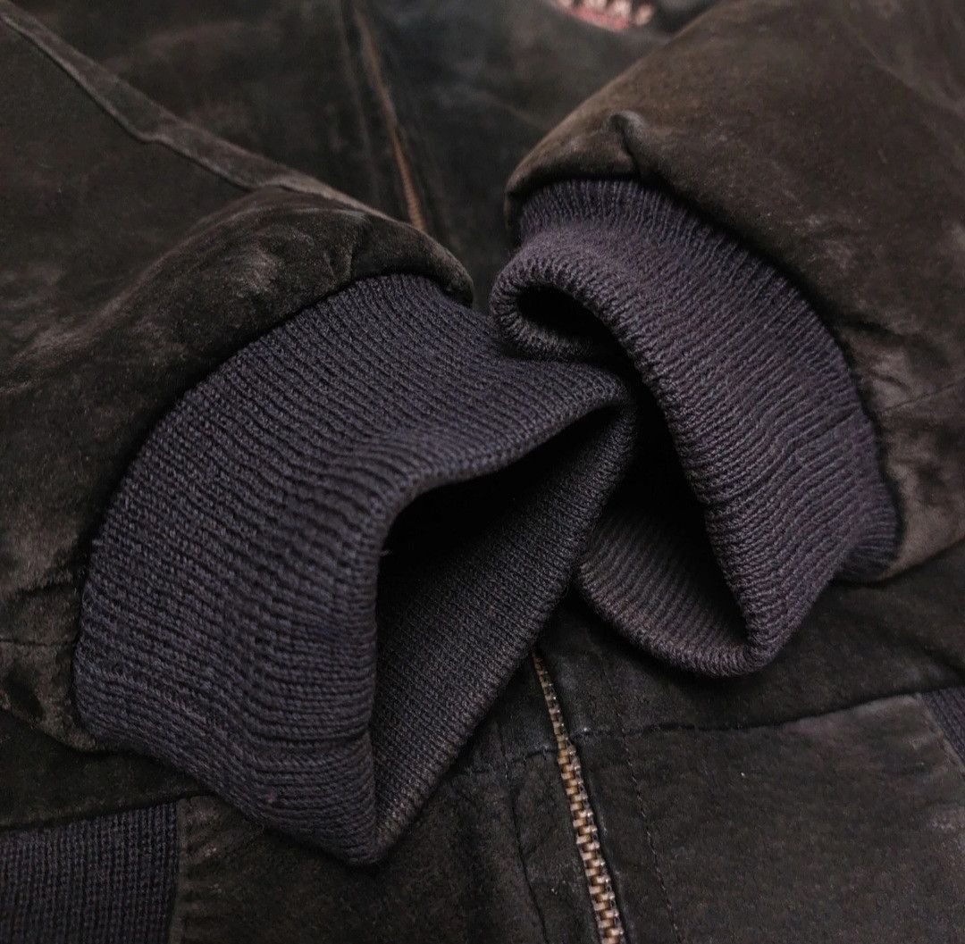 Other 90s Naf Naf Spirit Suede Bomber Jacket Size US L / EU 52-54 / 3 - 9 Thumbnail