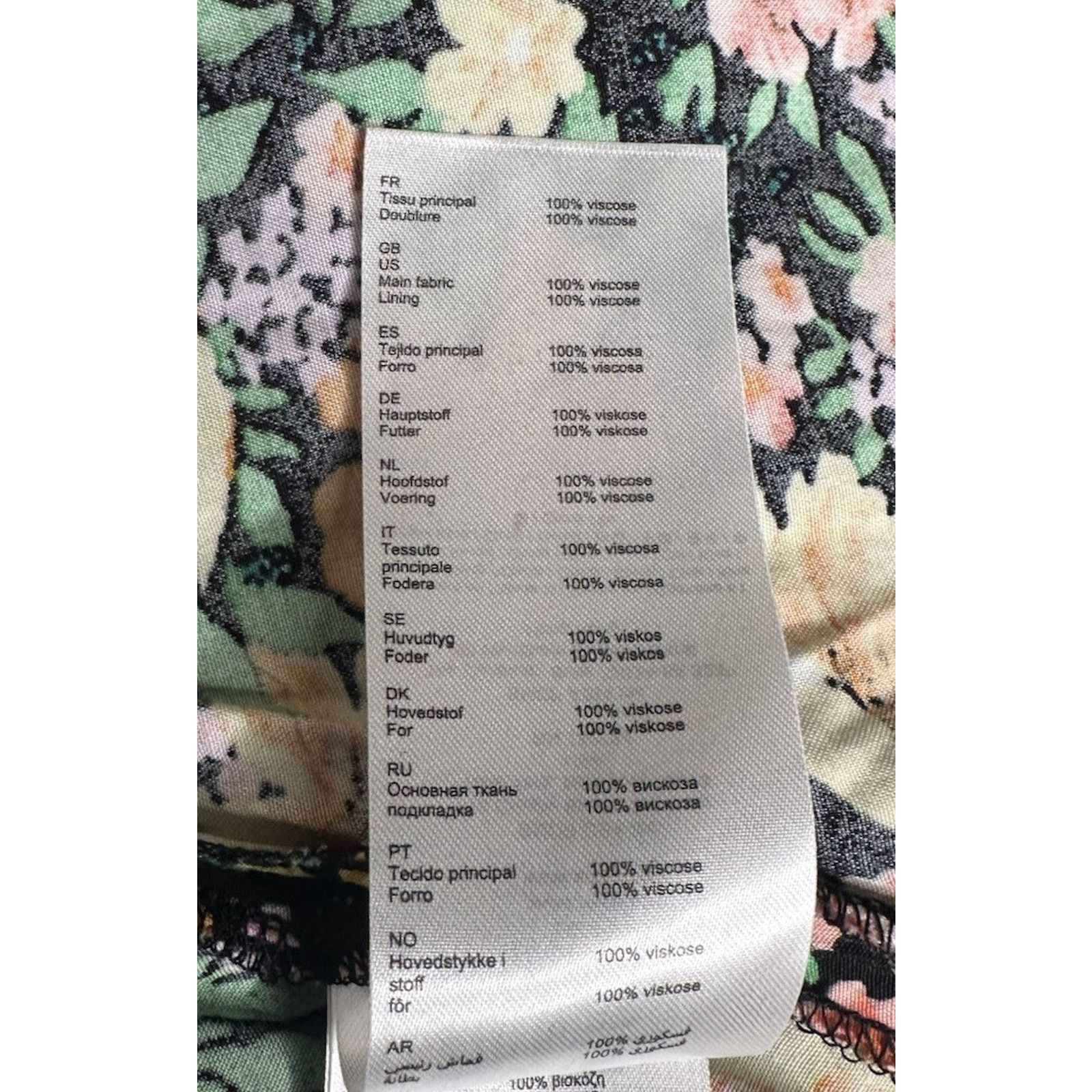 Maje Maje Roen Black Floral Faux Wrap Midi Dress Sz 1 Small $415 Size S / US 4 / IT 40 - 10 Thumbnail