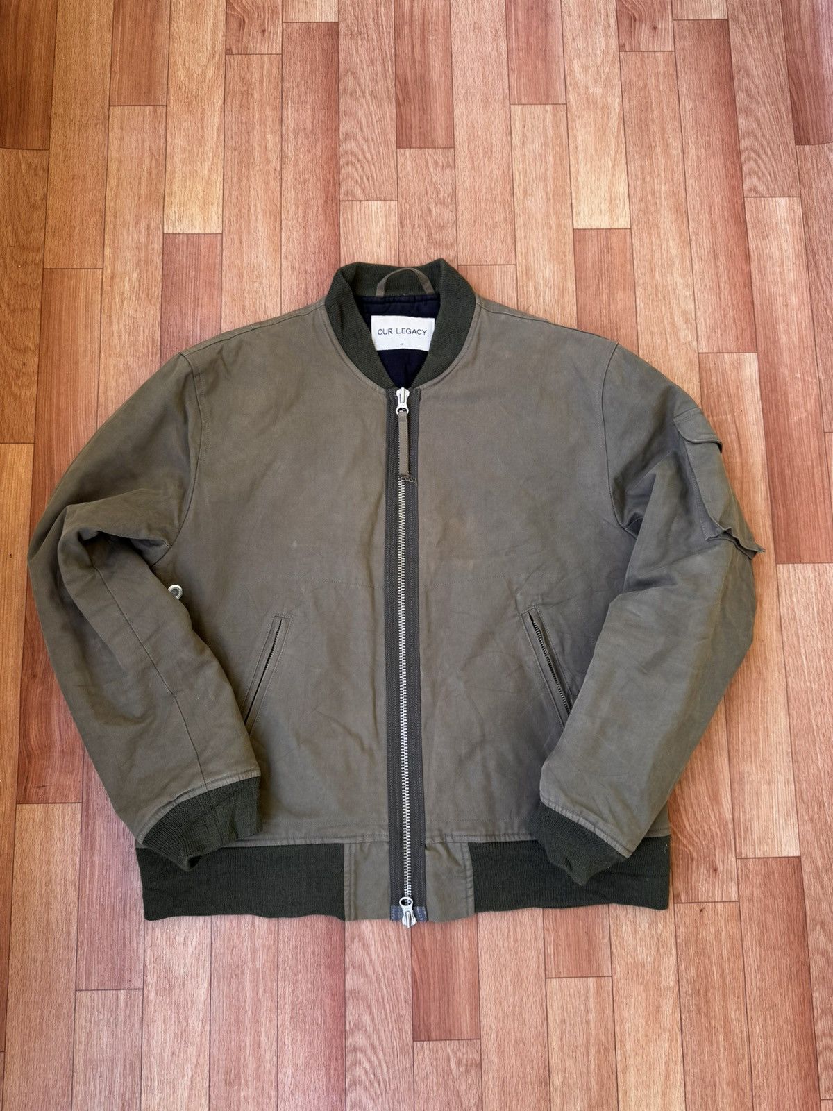 Our Legacy Our Legacy AW 14 Fade Olive Bomber Size US M / EU 48-50 / 2 - 5 Thumbnail
