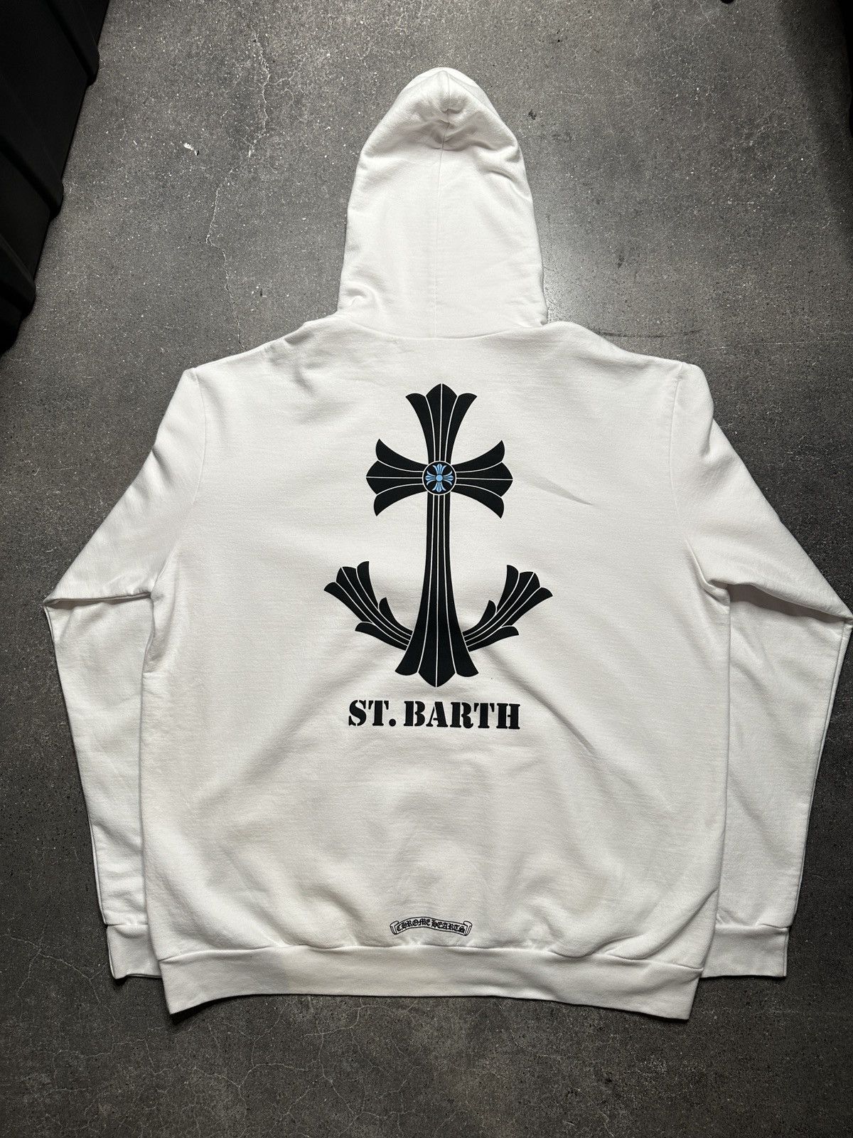 Chrome Hearts Chrome Hearts St. Barth's Exclusive Hoodie White Size US XL / EU 56 / 4 - 4 Thumbnail