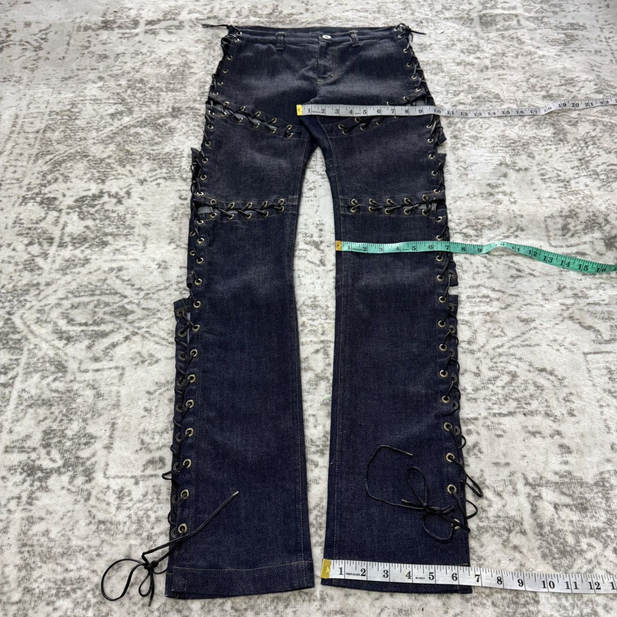 Hysteric Glamour Super Rare Hysteric Glamour Lace-up Bondage Denim Pants Size 27" / US 4 / IT 40 - 9 Thumbnail