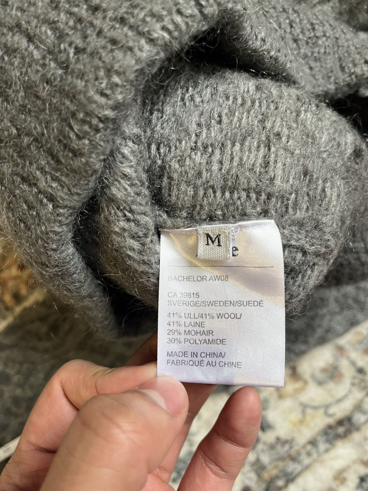 Acne Studios Acne Studios Bachelor AW08 Mohair Knit Sweater Size US S / EU 44-46 / 1 - 11 Thumbnail