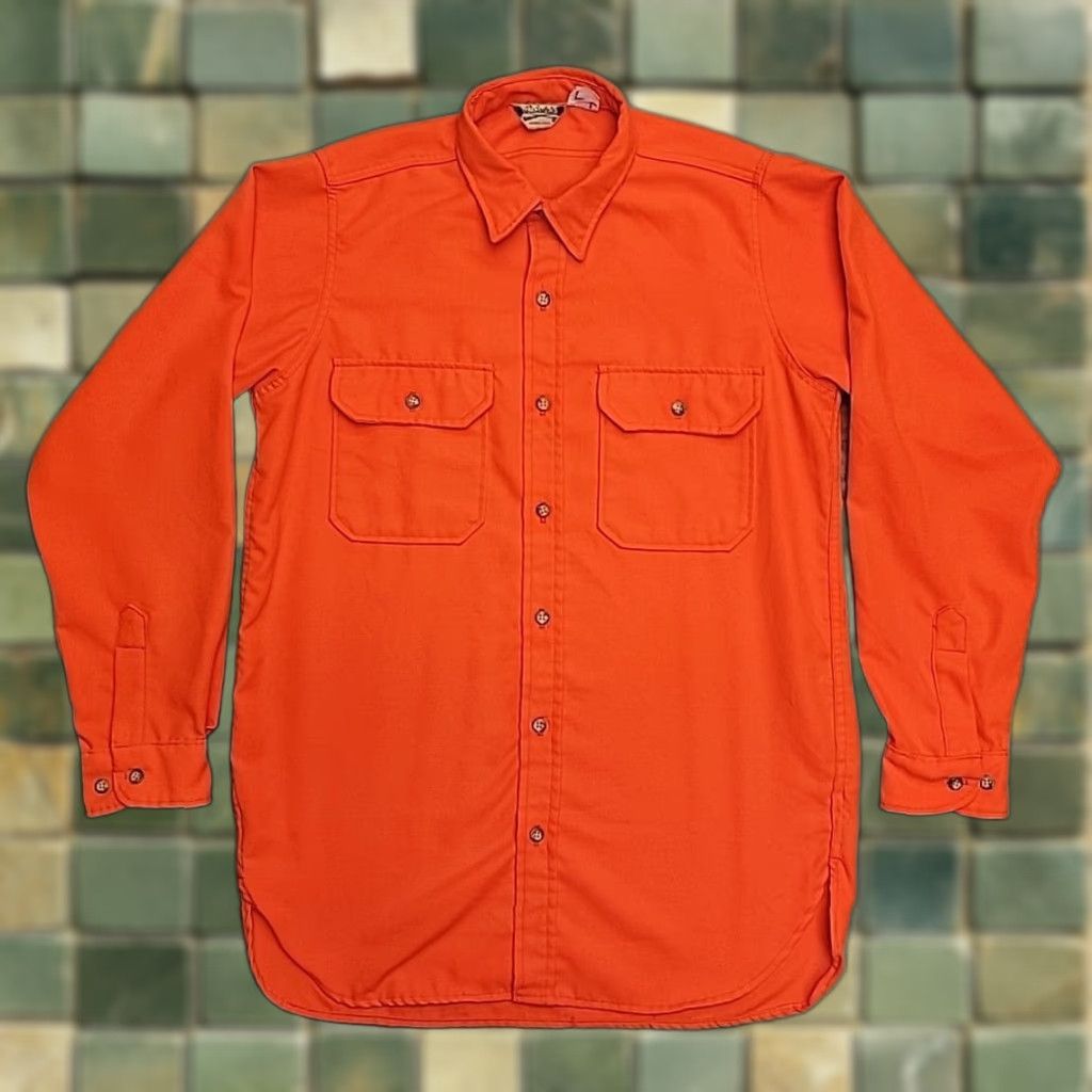 Vintage VINTAGE Cabela's Shirt Mens L Orange Long Sleeve Dacron Hunting Made in USA Shirt Mens L Orange Long Sleeve Dacron Hunting Made in USA Size US L / EU 52-54 / 3 - 1 Thumbnail