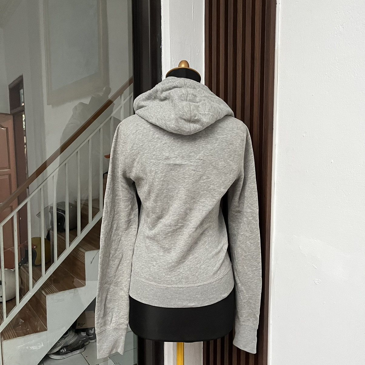 Abercrombie & Fitch 2000S Y2K Abercrombie & Fitch New York Zipper Hoodie Size XS / US 0-2 / IT 36-38 - 2 Thumbnail