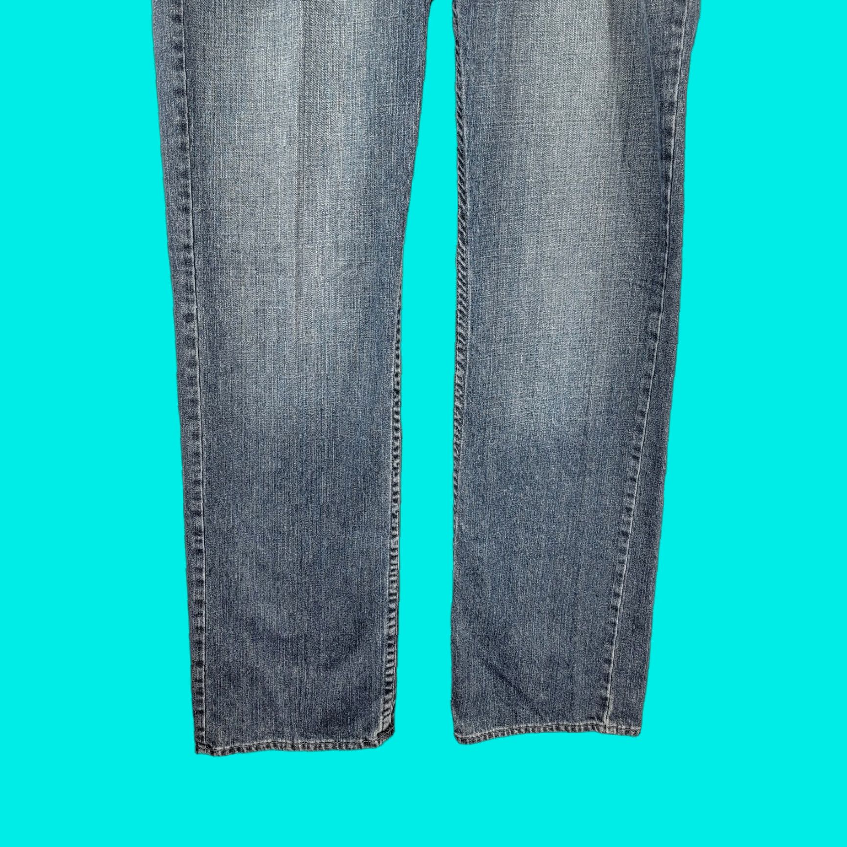 Guess Guess Pasadena Straight Jeans Mens 38x32 Back Flap Pocket 90s Vintage Blue Denim Cotton Brand GUESS Shirt? Size US 38 / EU 54 - 1 Thumbnail