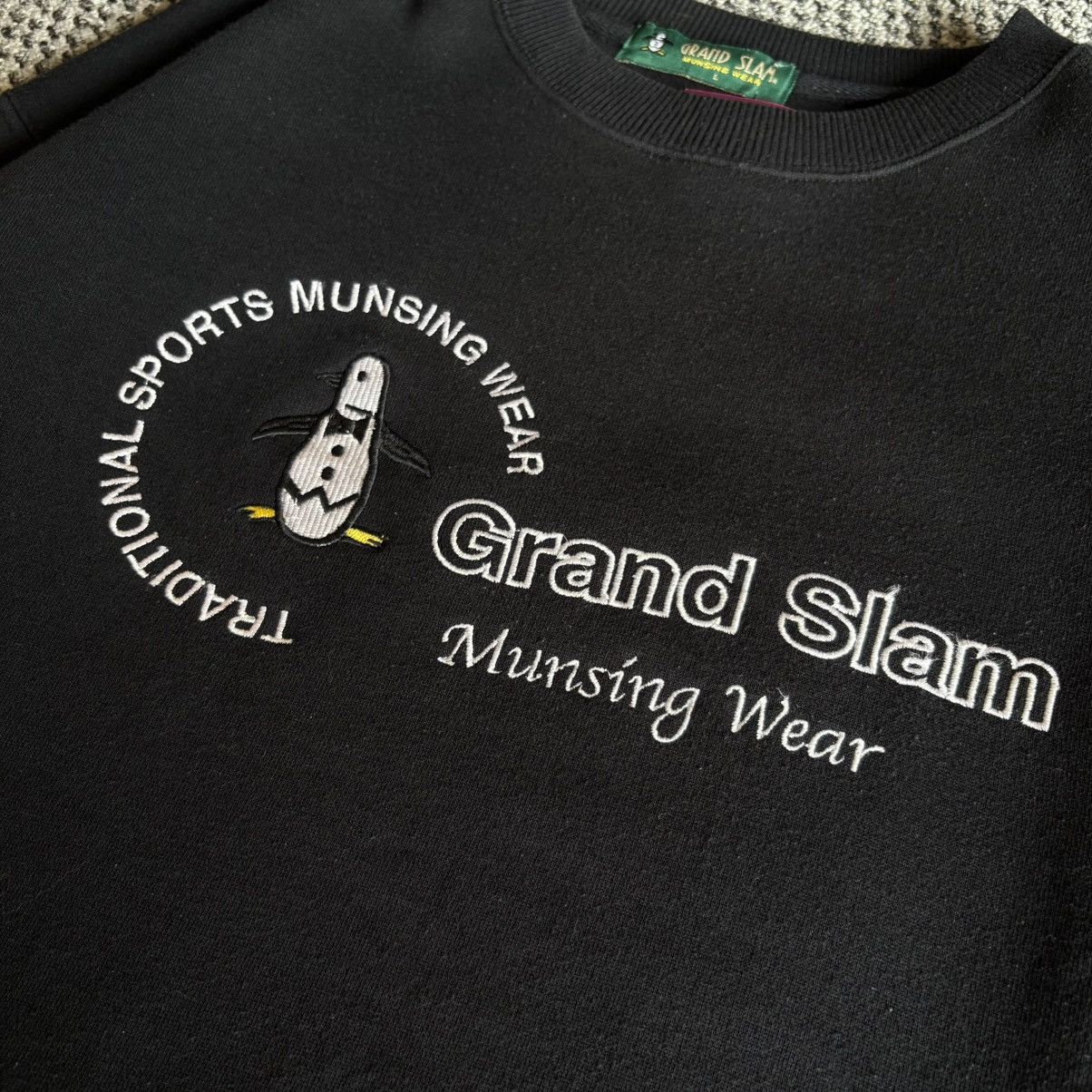 Grand Slam Grand Slam Munsing Wear Sweatshirt Spellout Size US L / EU 52-54 / 3 - 5 Thumbnail