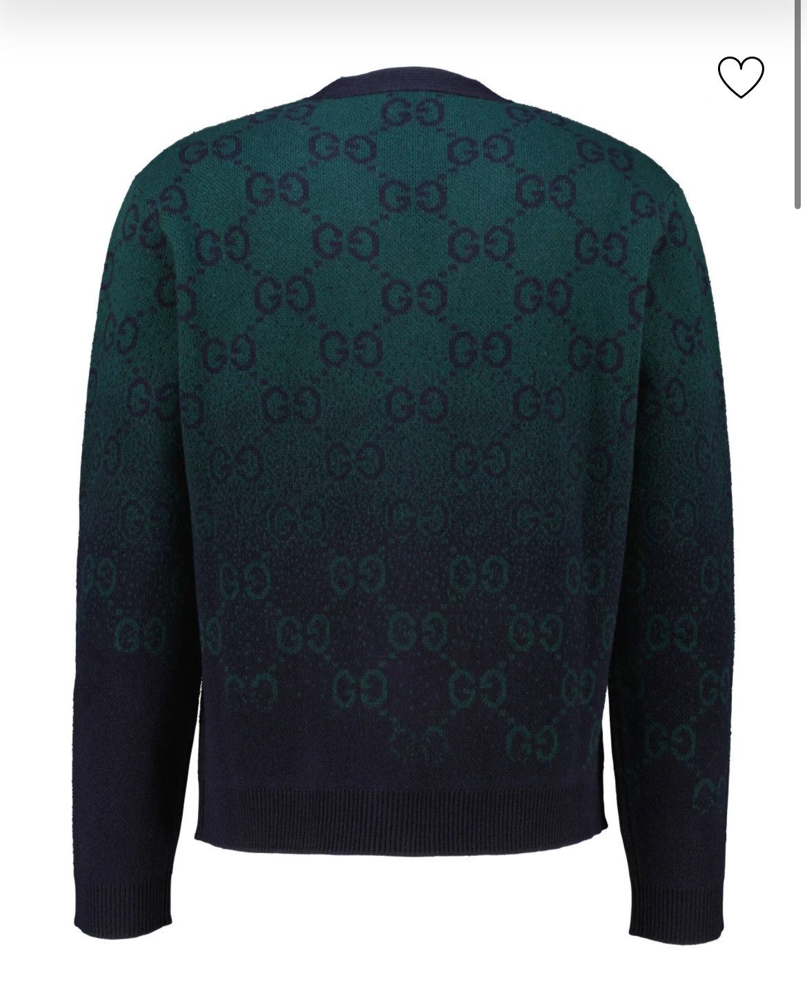 Gucci Gucci | Men's Wool Cardigan GG JACQUARD Regular Fit Size US M / EU 48-50 / 2 - 2 Thumbnail