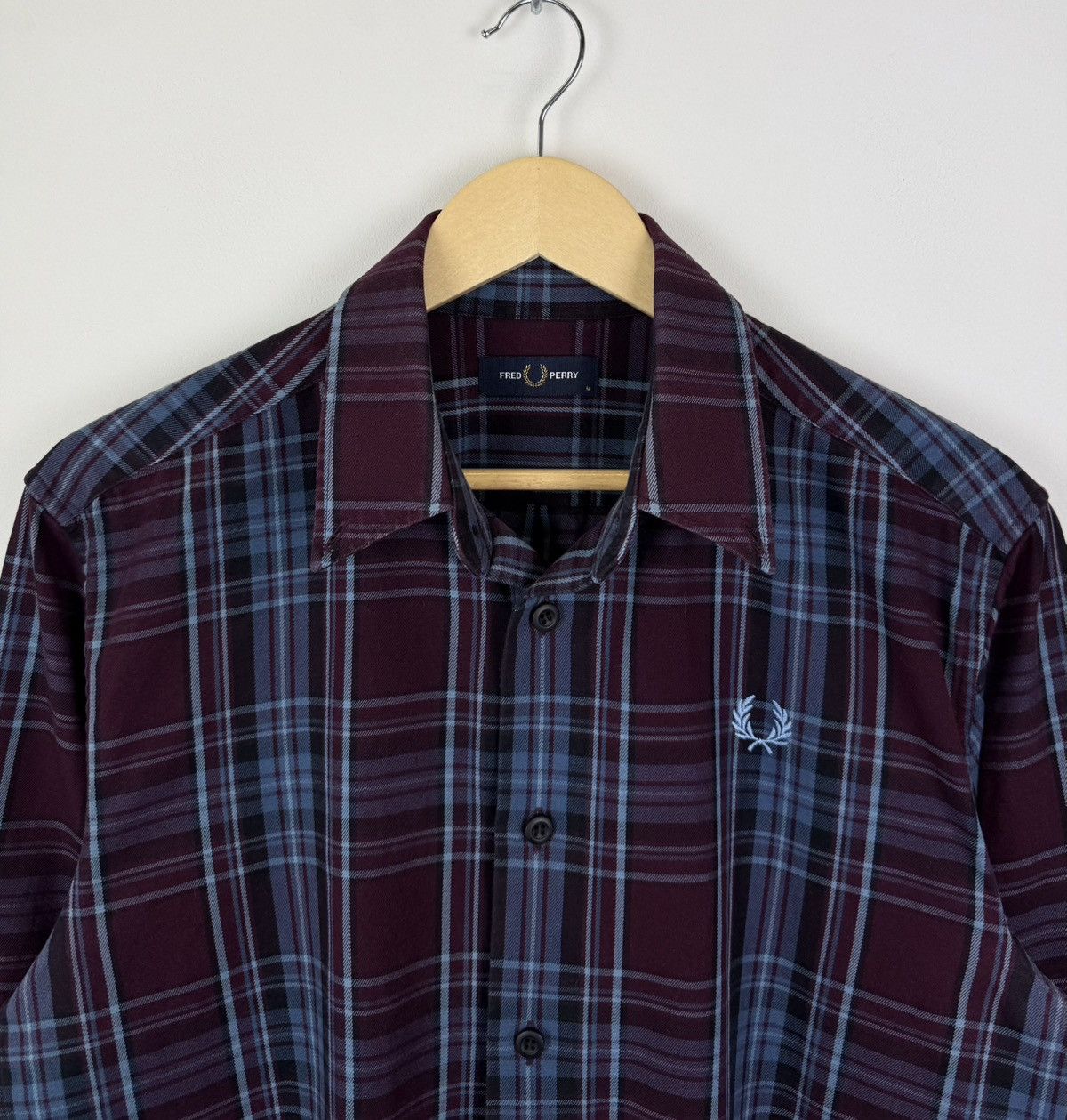 Fred Perry Fred Perry Buttons-Up Check Flannel Shirt Long Sleeve Casual Size US M / EU 48-50 / 2 - 2 Thumbnail