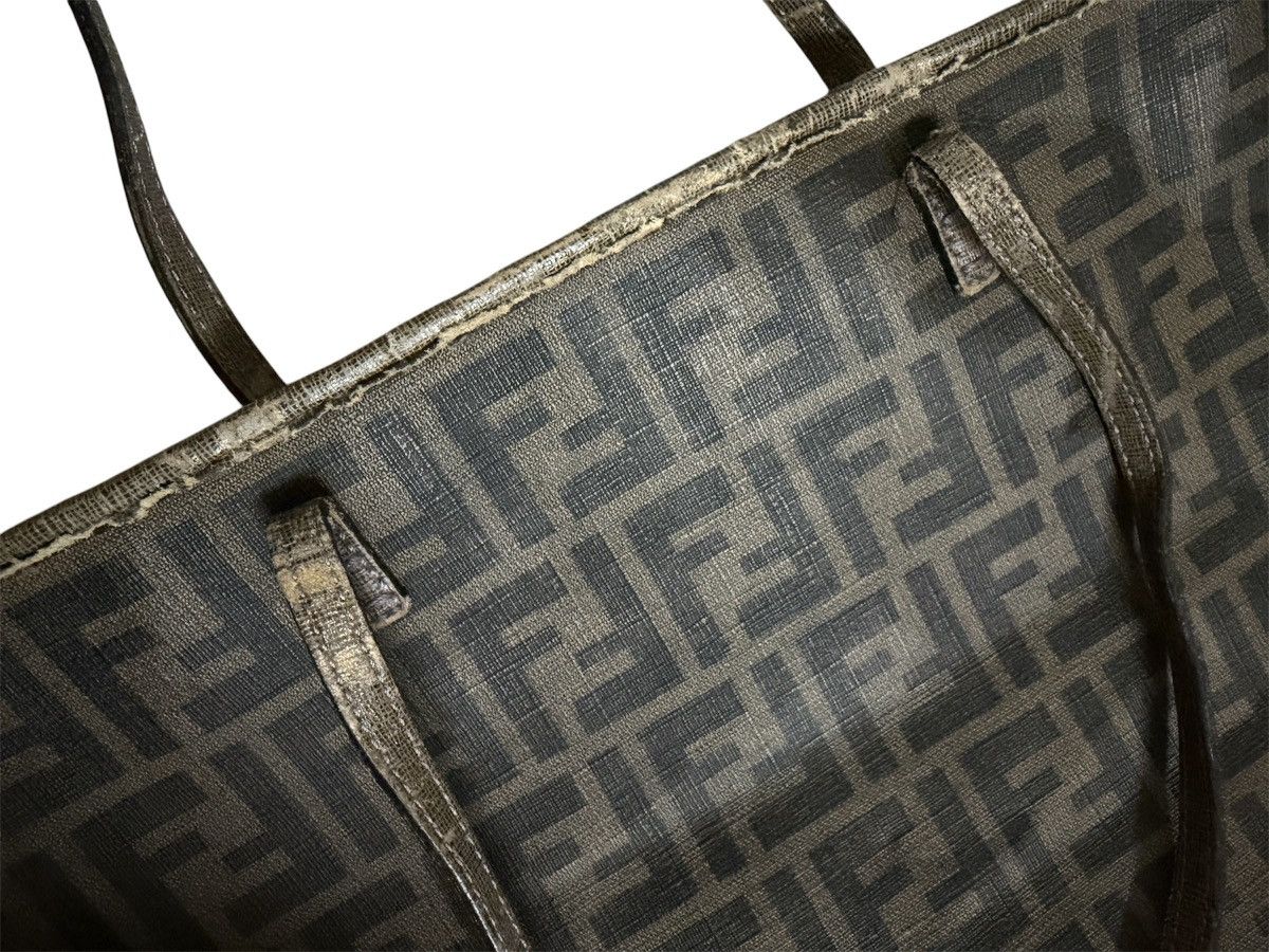 Fendi Authentic Fendi Zucca Monogram Canvas Tote Bag Size ONE SIZE - 7 Thumbnail