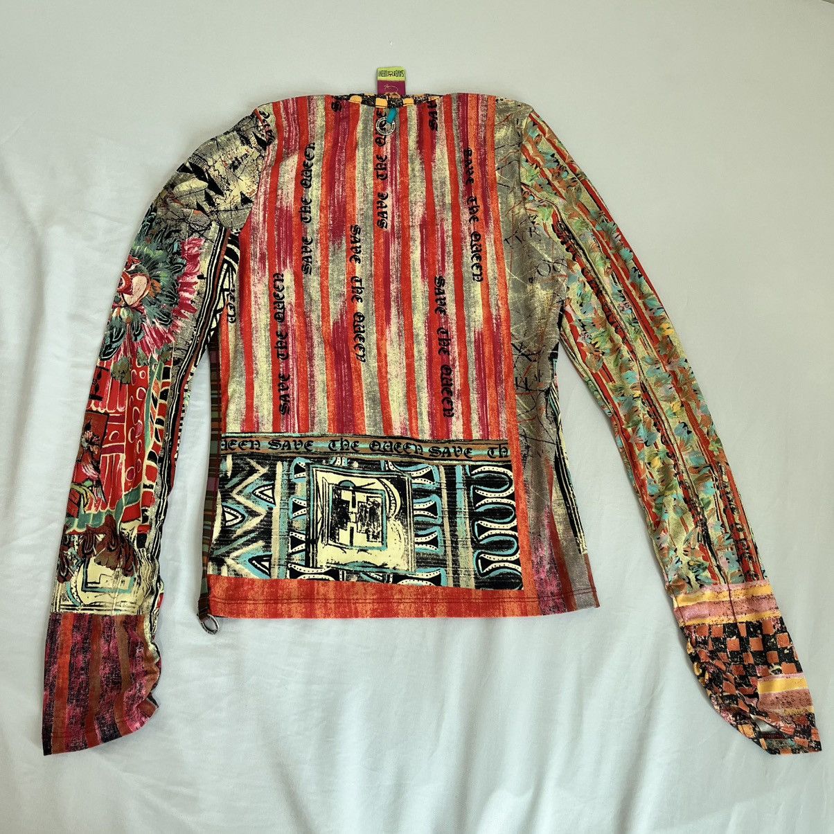 Jean Paul Gaultier JPG•SAVE THE QUEEN CROP LONGSELEEVE Size S / US 4 / IT 40 - 7 Thumbnail