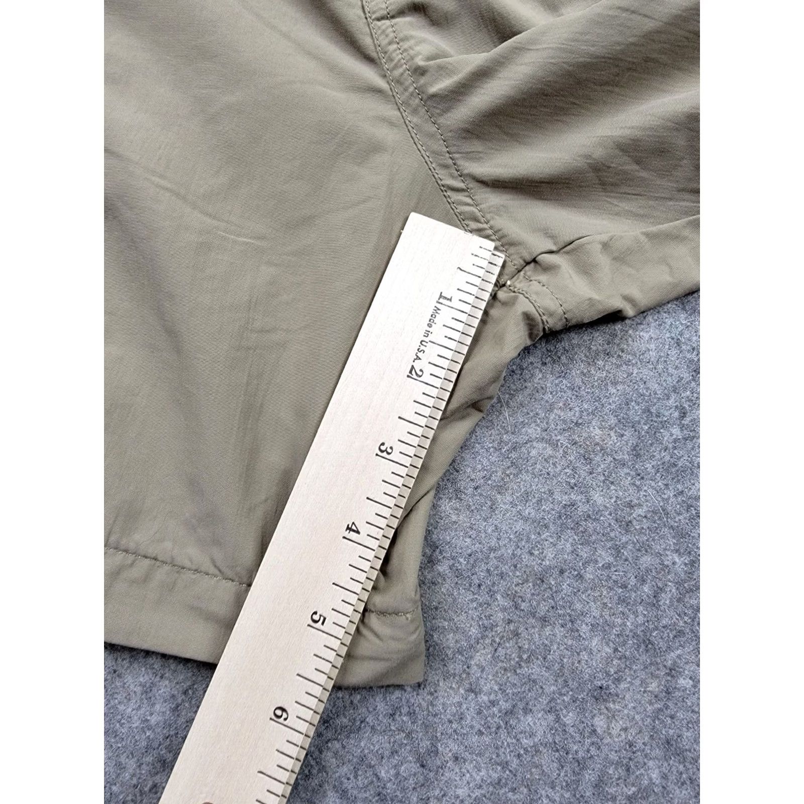 Vintage L.L. Bean Pants Mens Large Brown Convertible Cargo Pockets Belted Outdoor Pants Size US 33 - 6 Thumbnail
