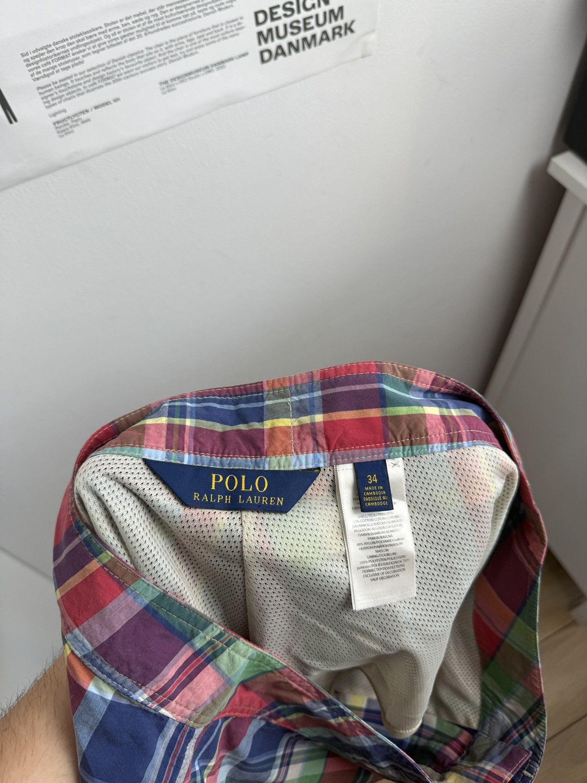 Designer Polo Ralph Lauren checked tartan shorts 34 old money deisnger Size US 34 / EU 50 - 5 Thumbnail