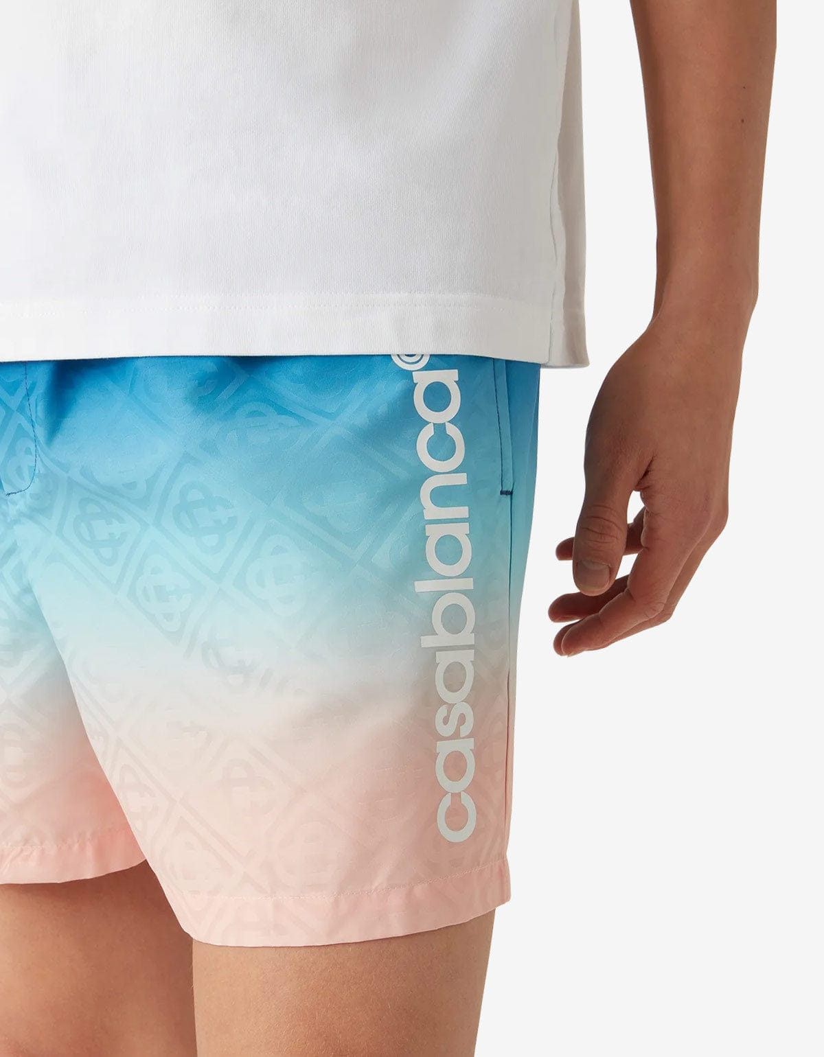 Casablanca Casablanca Blue Gradient Football Shorts Size US 32 / EU 48 - 5 Thumbnail