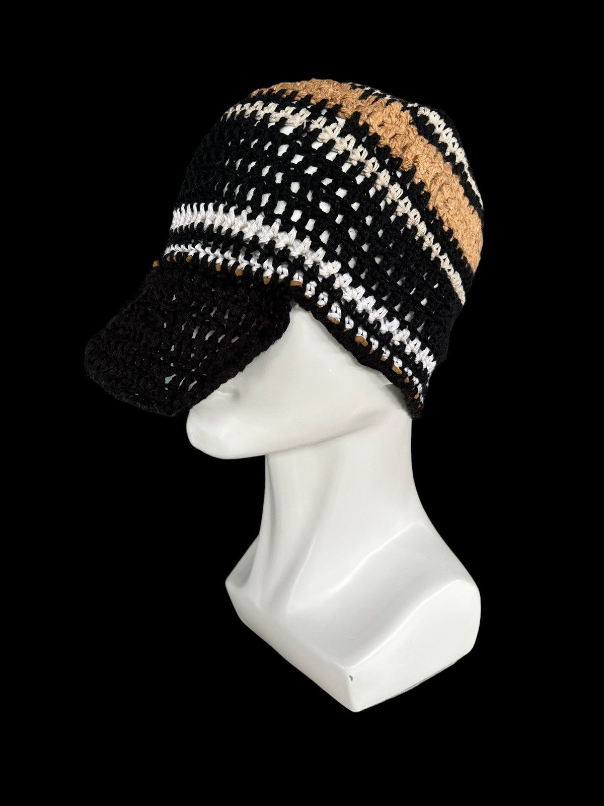 Japanese Brand × Kapital × Vintage Crochet Knitted Handmade Hats Rare Size ONE SIZE - 5 Thumbnail