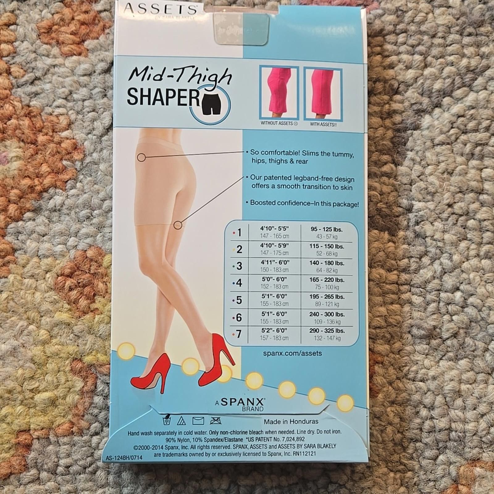 Designer Assets By Spanx Mid Thigh Shaper Size ONE SIZE - 2 Thumbnail