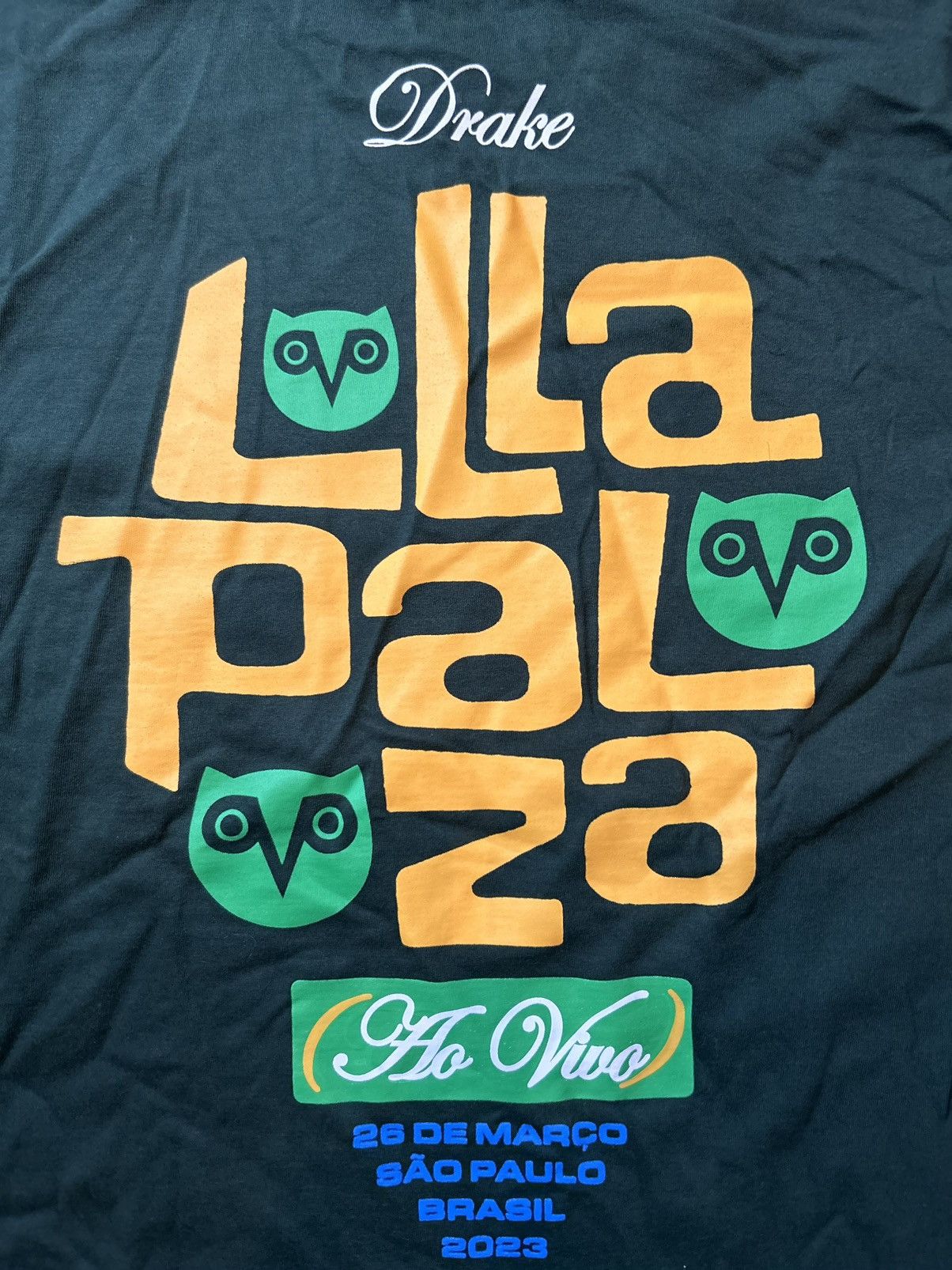 Drake Unreleased Brazil Lollapalooza Drake Tshirt Size US L / EU 52-54 / 3 - 5 Thumbnail