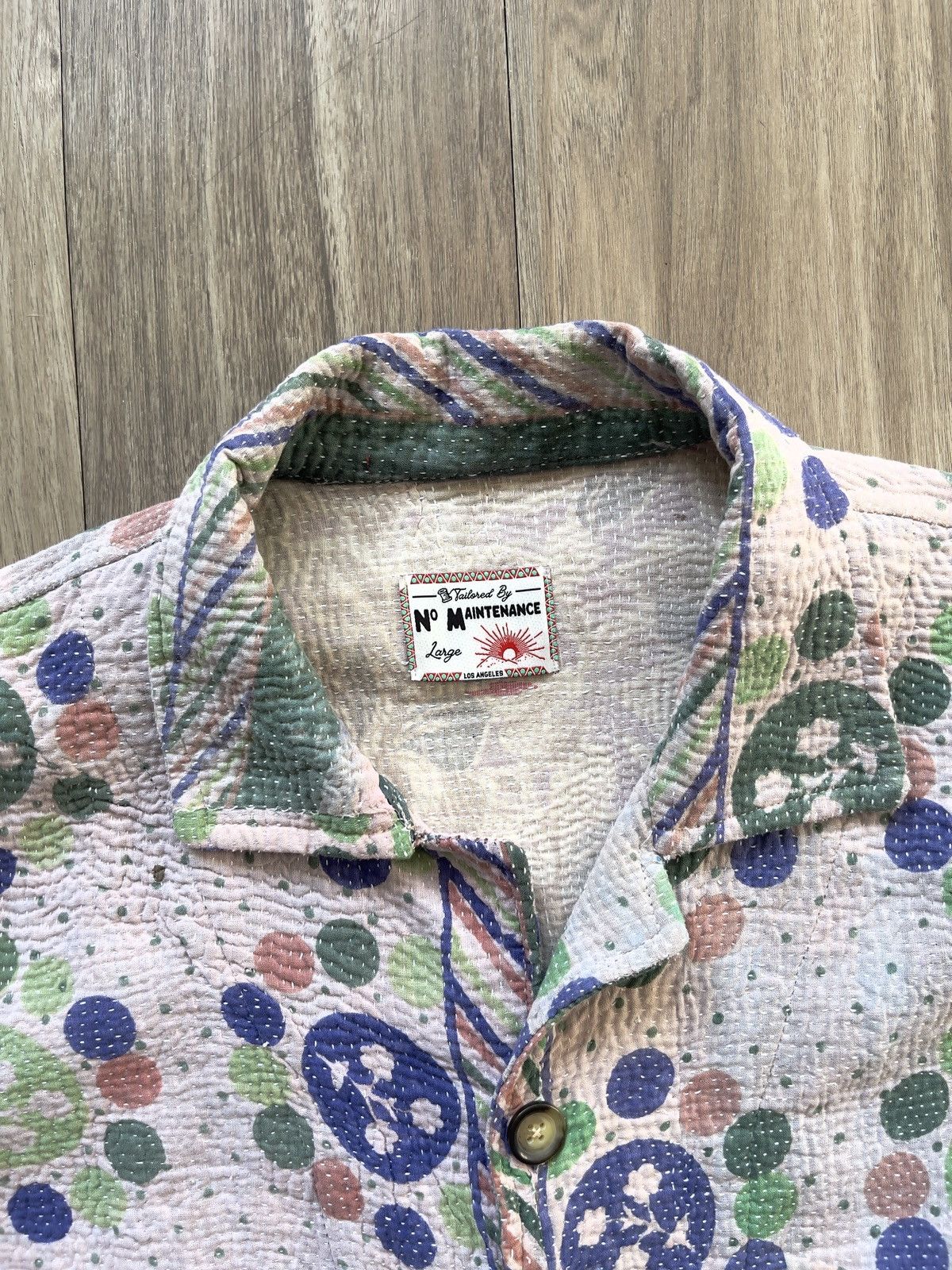No Maintenance NO MAINTENANCE One-of-One Vintage Kantha Jacket Size US L / EU 52-54 / 3 - 3 Thumbnail