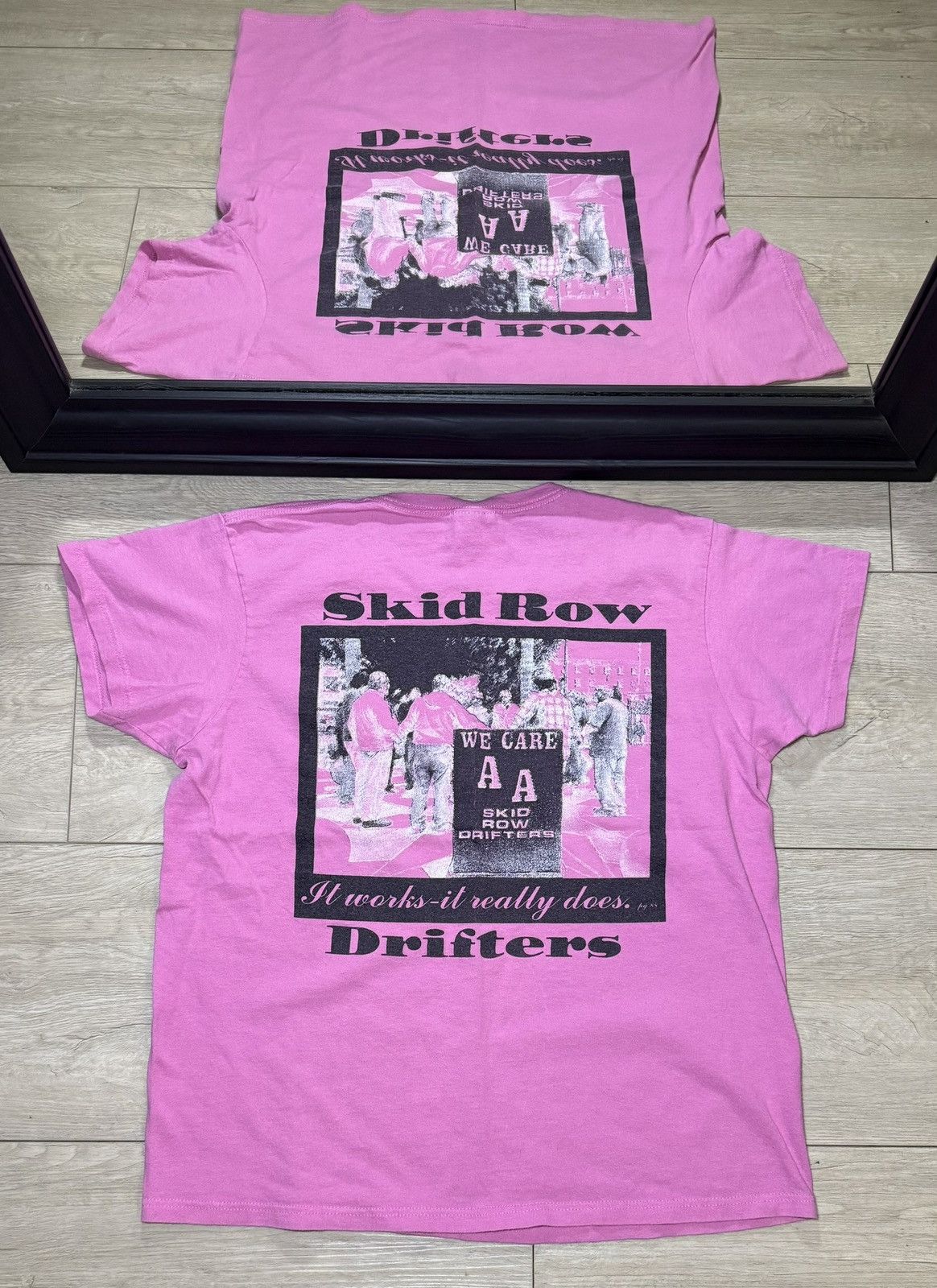Other Y2K 2000s Skid Row Drifters Group Shirt Size M / US 6-8 / IT 42-44 - 1 Thumbnail