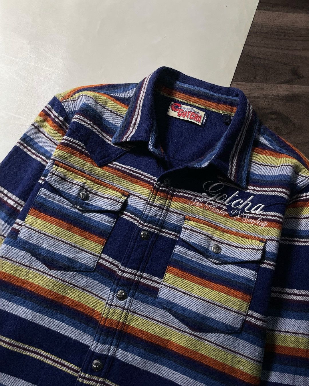 Japanese Brand HEAVY FLANNEL SHIRT WESTERN GOTCHA JAPAN SIZE M fit S Size US S / EU 44-46 / 1 - 4 Thumbnail