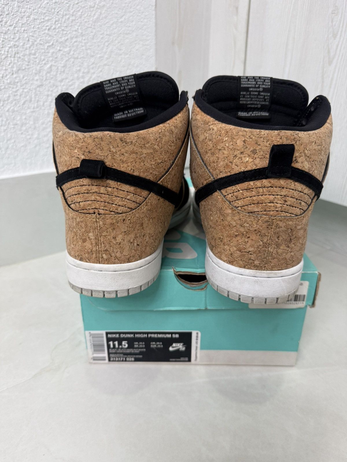 Nike Nike Dunk High Premium SB 'Cork' Size 11.5 - Used Size US 11.5 / EU 44-45 - 6 Thumbnail