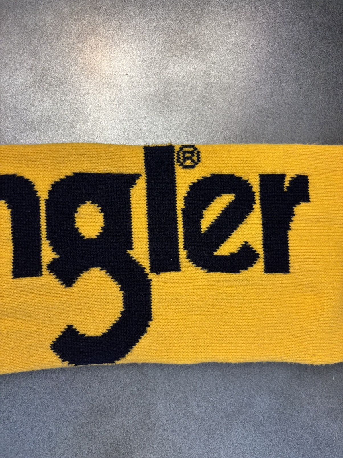 Vintage × Wrangler 1980s Wrangler Scarf 80s Vintage Wrangler Jeans Winter Rodeo Size ONE SIZE - 11 Thumbnail