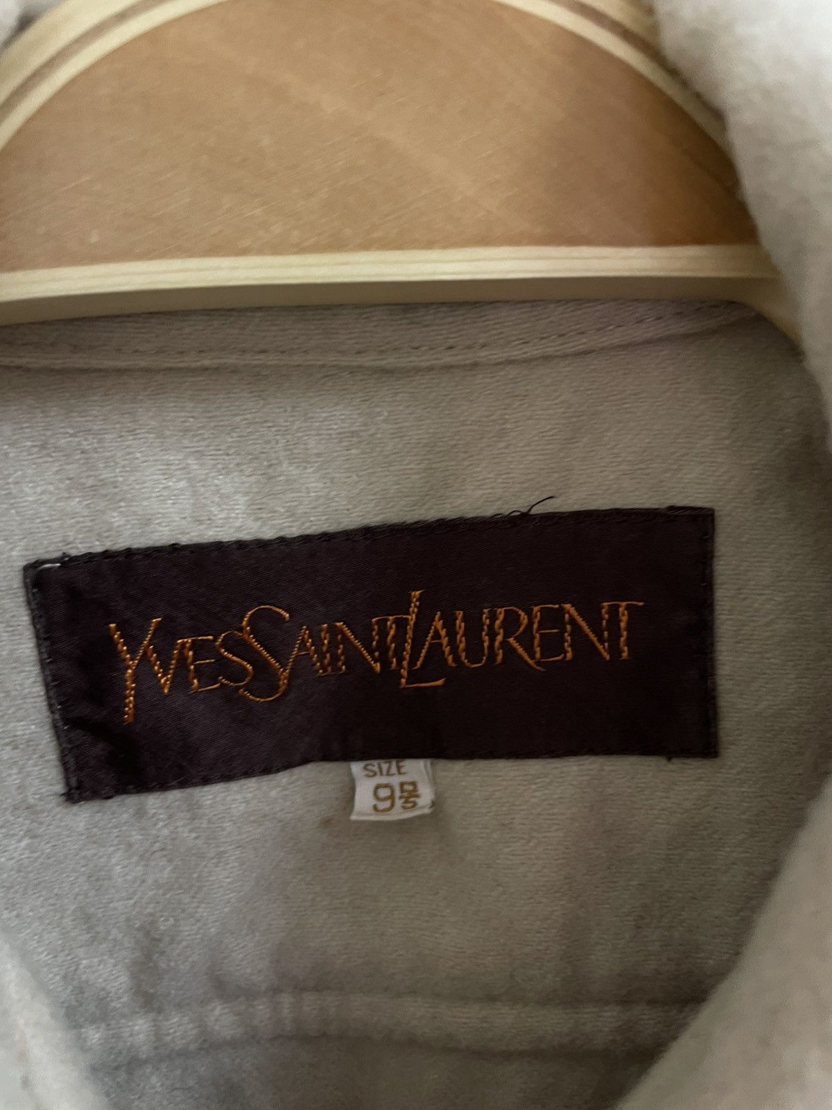 Vintage × Yves Saint Laurent Vintage Yves Saint Laurent wool button up Size US S / EU 44-46 / 1 - 4 Thumbnail