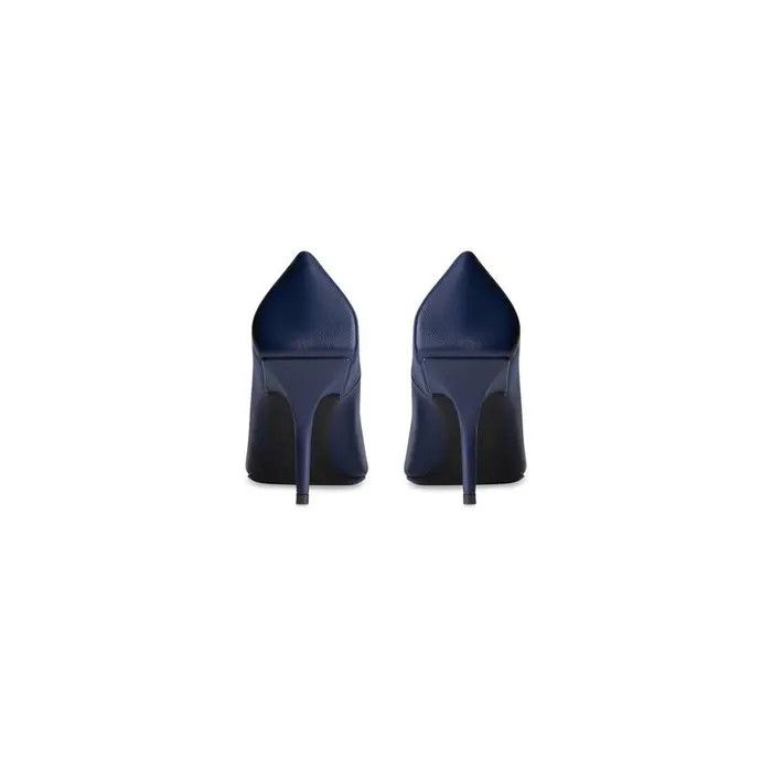 Balenciaga o1bcso1str0126 Square Knife BB 80mm Pumps in Blue Size US 9 / IT 39 - 5 Thumbnail