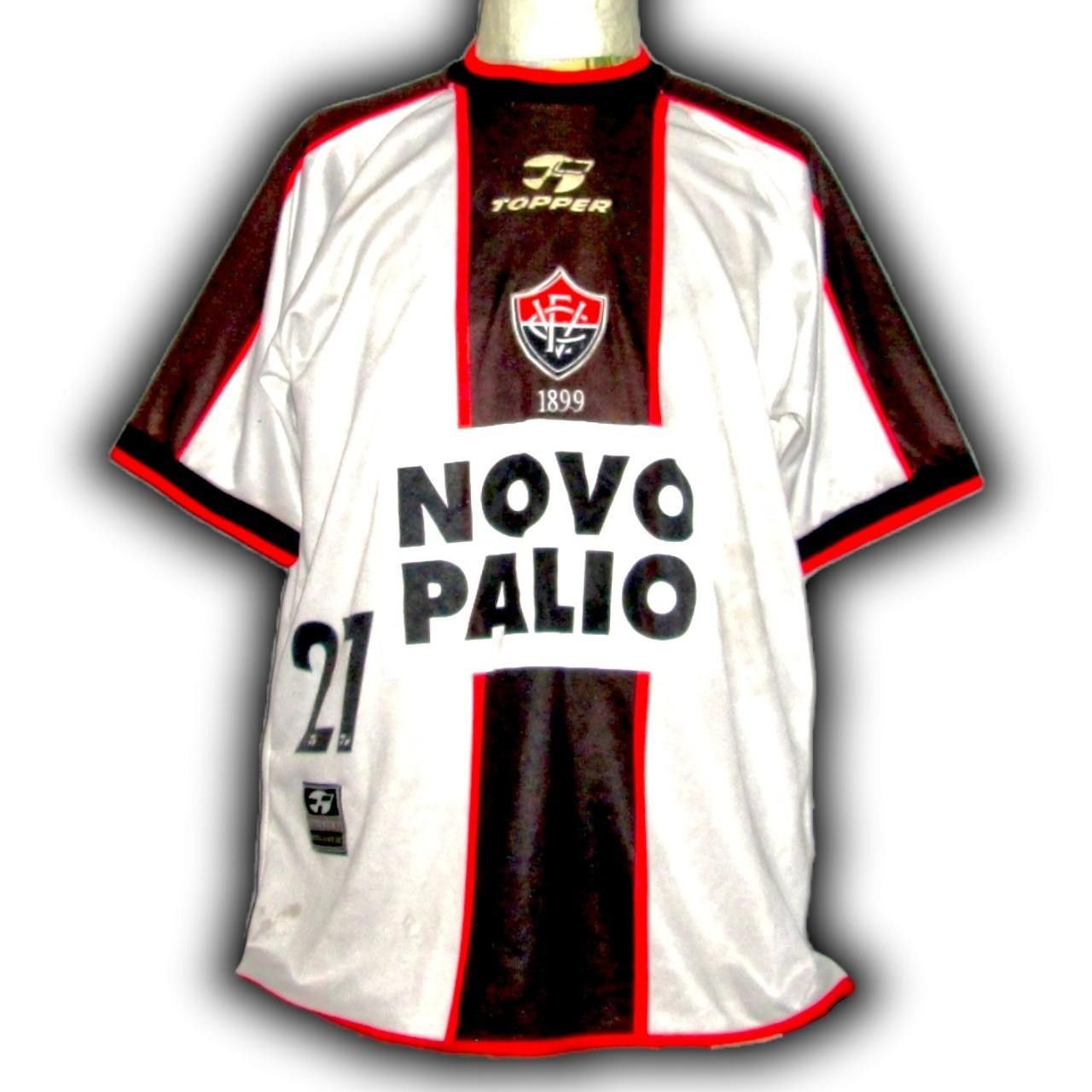 Other Match Worn Vitoria Bahia Brazil 2000 2001 Home Shirt Jersey Size US XL / EU 56 / 4 - 1 Thumbnail