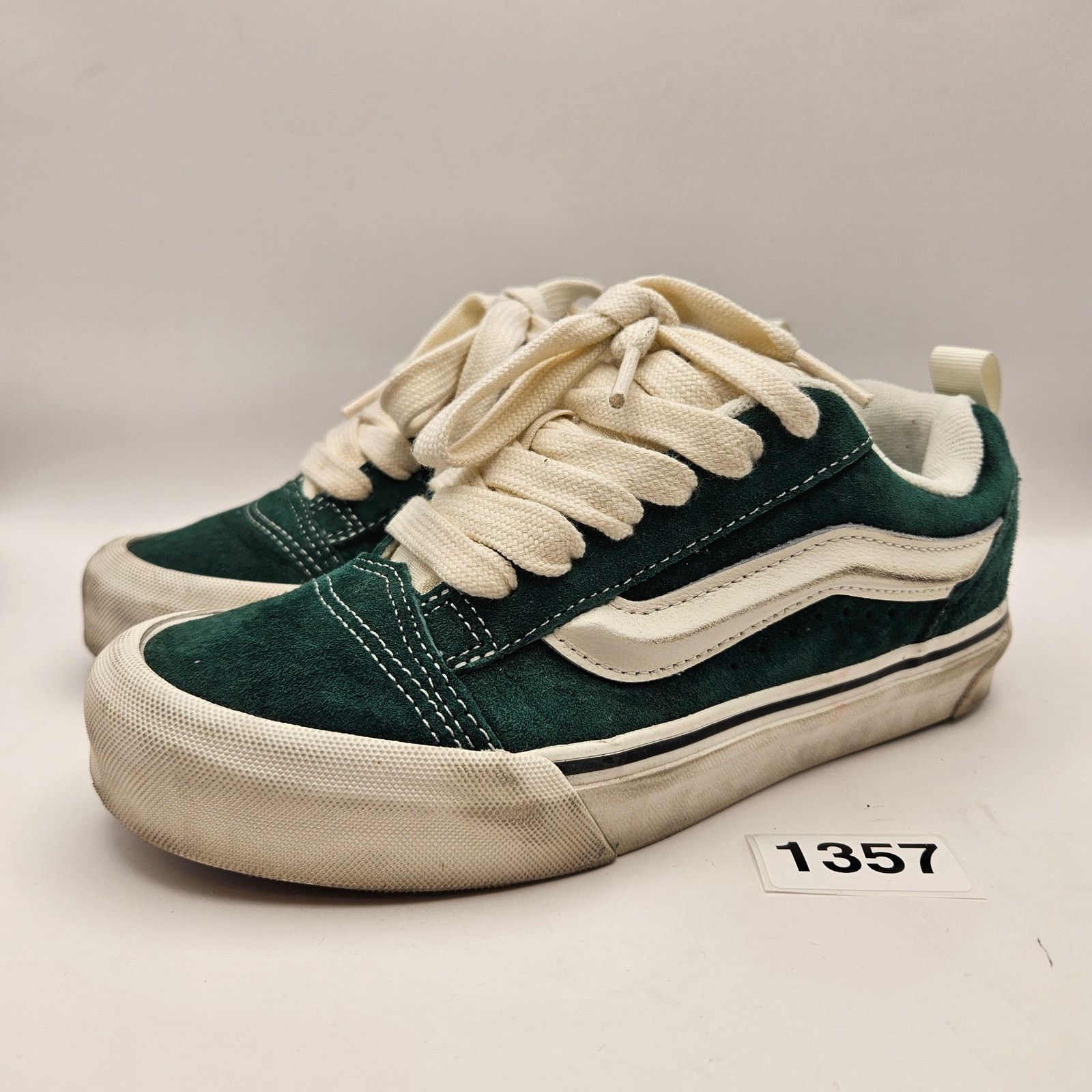Vans VANS KNU SKOOL WOMEN'S 6 PINE GREEN SUEDE OFF THE WALL Size US 6 / IT 36 - 1 Thumbnail