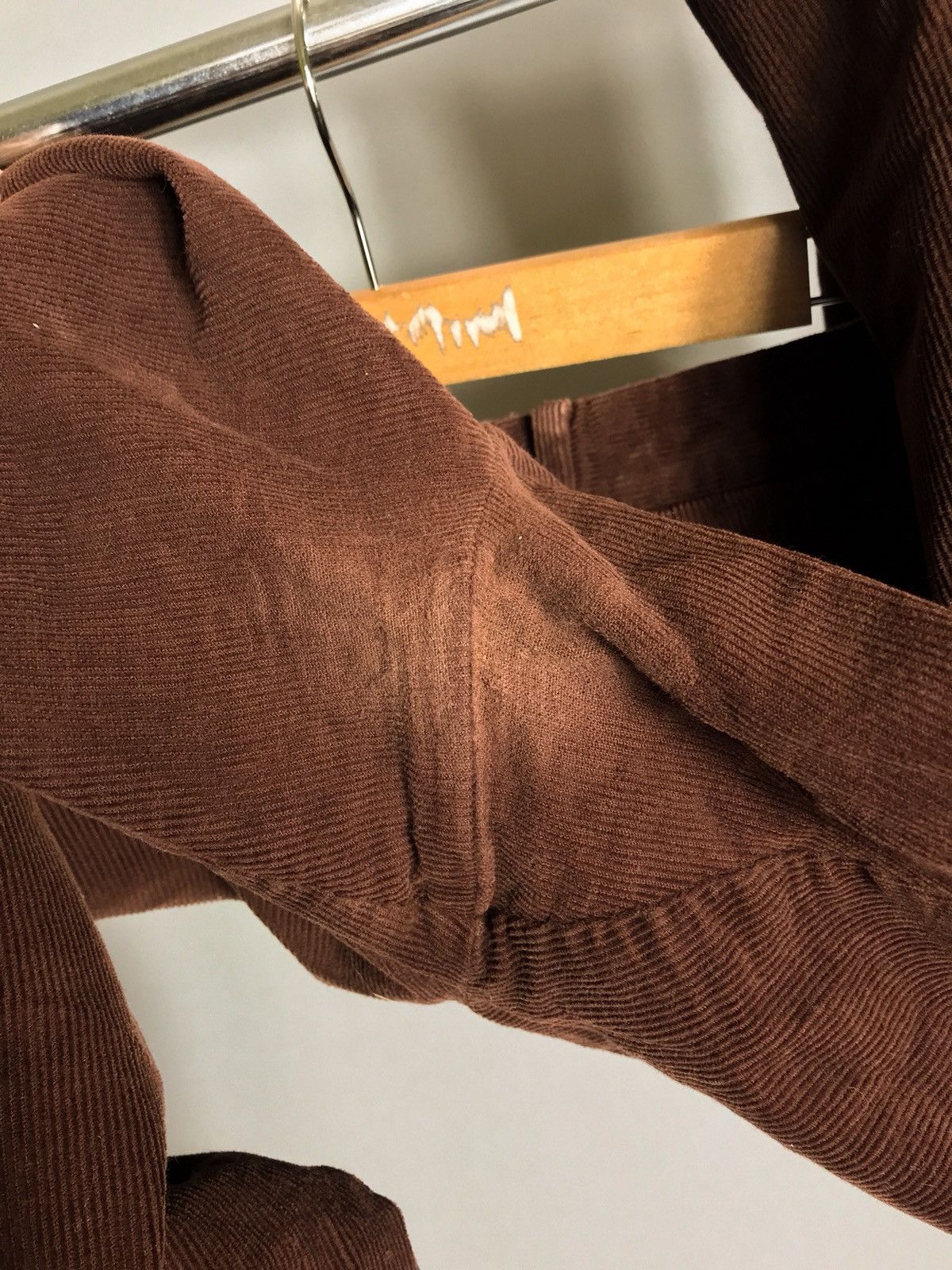 Polo Ralph Lauren polo ralph lauren preppy fit velvet pant brown Sz 33/32 Size US 33 - 10 Thumbnail