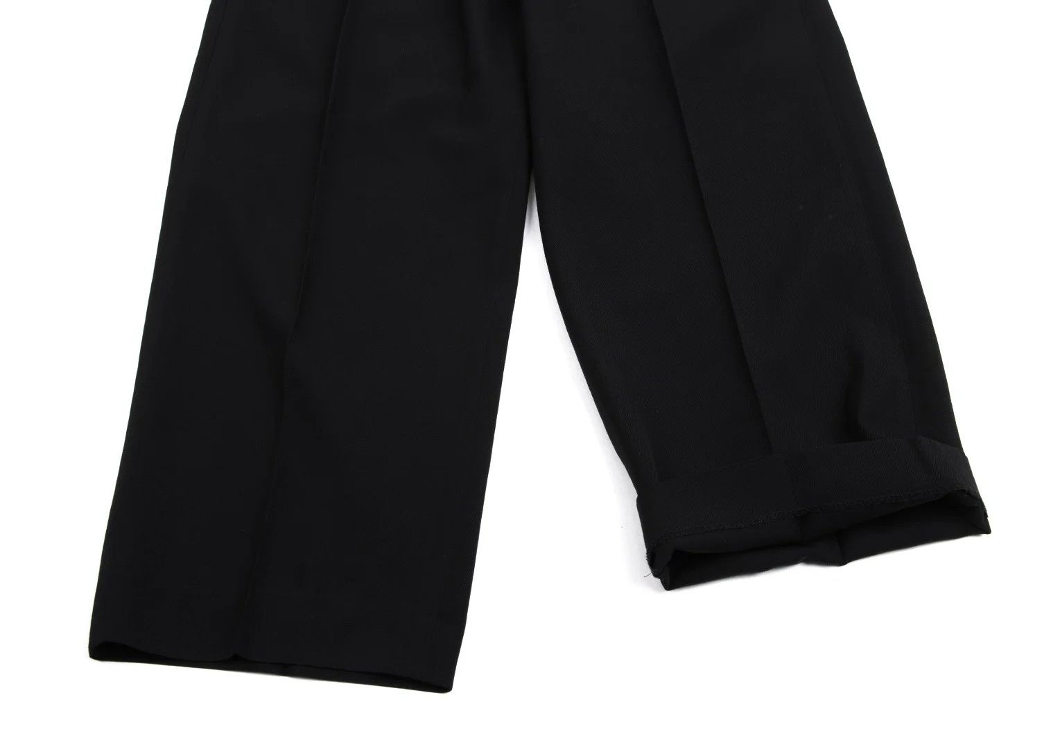 Yohji Yamamoto Yohji Yamamoto Wool Gabardine Pants Black S Size US 38 / EU 54 - 10 Thumbnail
