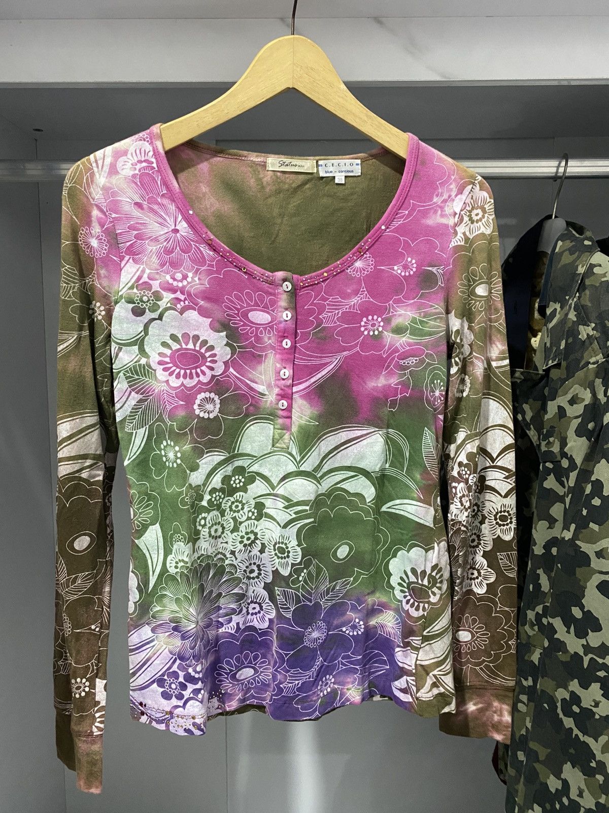 If Six Was Nine Japanese Mesh Issey Styled Flower Size US M / EU 48-50 / 2 - 1 Thumbnail