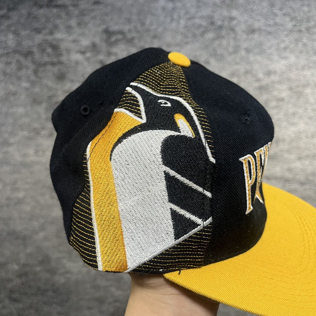 Sports Specialties VTG 90s Pittsburgh Penguins Sports Specialties Shadow Hat Size ONE SIZE - 3 Thumbnail