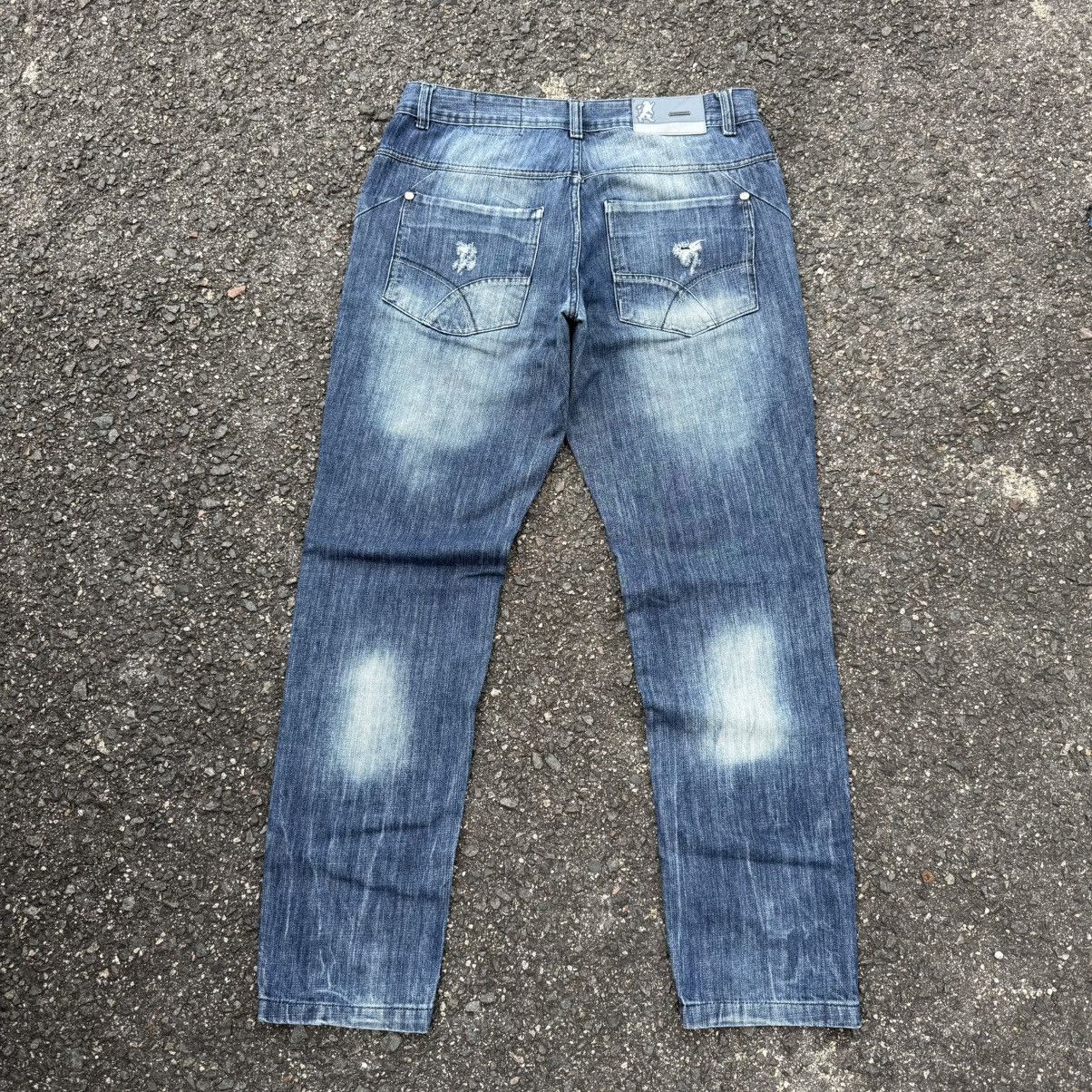 Japanese Brand VINTAGE H-DUROM FADED RIPPEP DENIM JEAN PANTS Size US 35 - 9 Thumbnail